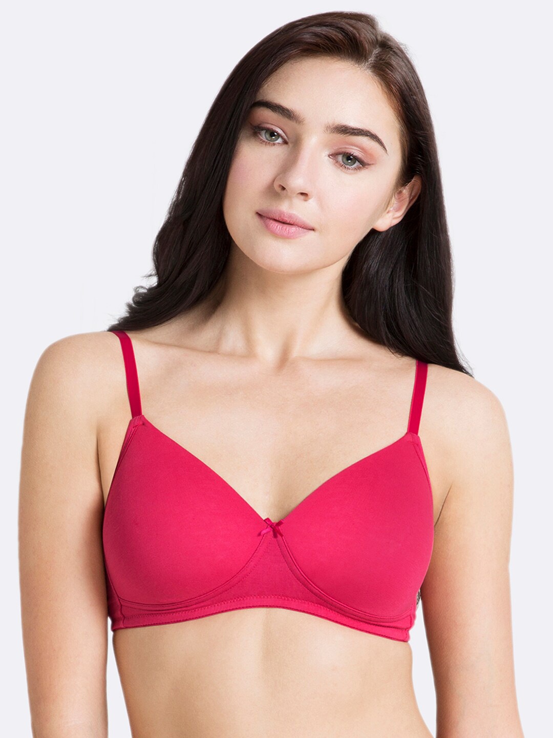 

Van Heusen Women Solid Wireless Padded T-Shirt Bra, Magenta
