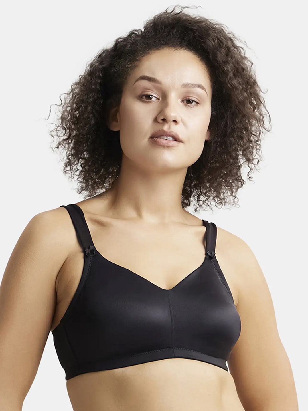 

Jockey Wirefree Non Padded Full Coverage Minimizer Plus Size Bra-1841, Black