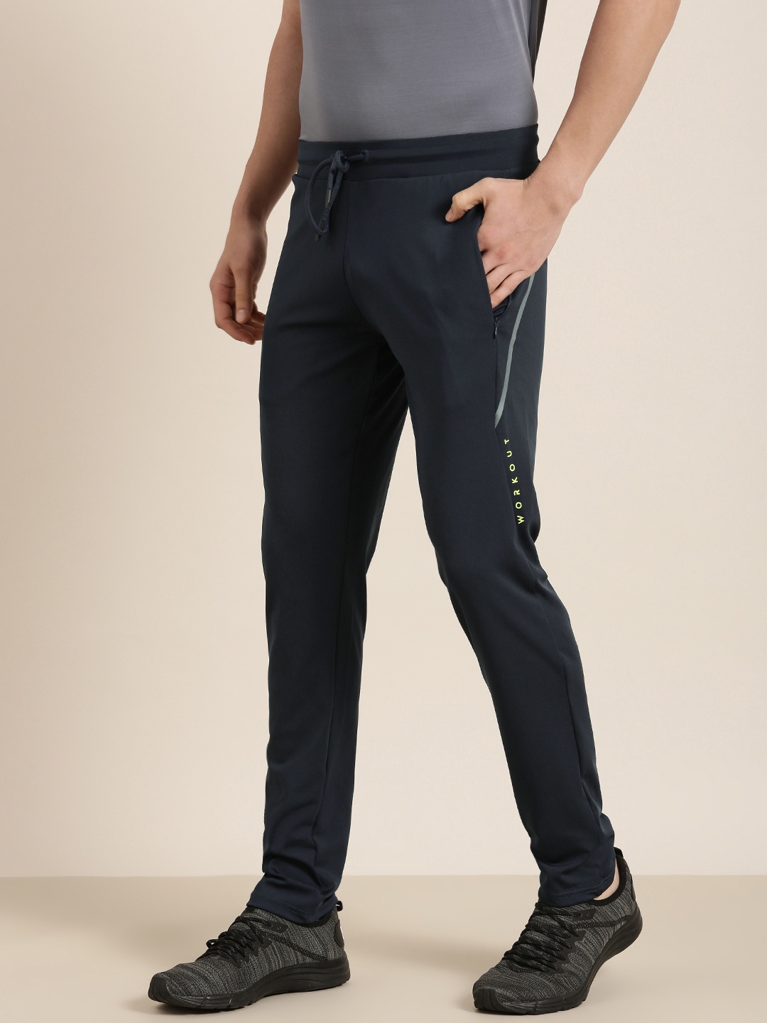 

Sweet Dreams Men Solid Track Pants, Navy blue
