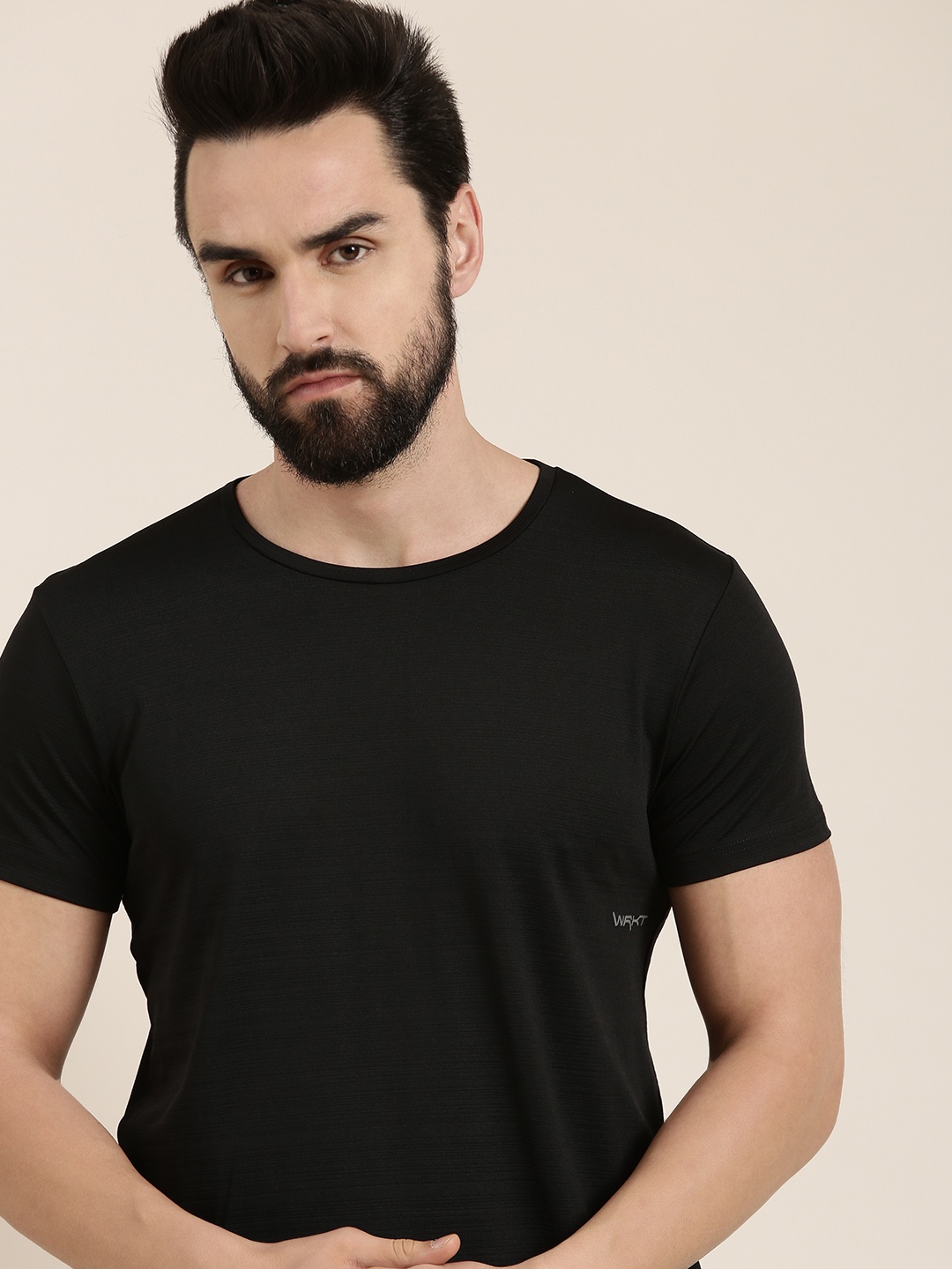 

Sweet Dreams Men Round Neck Workout T-shirt, Black