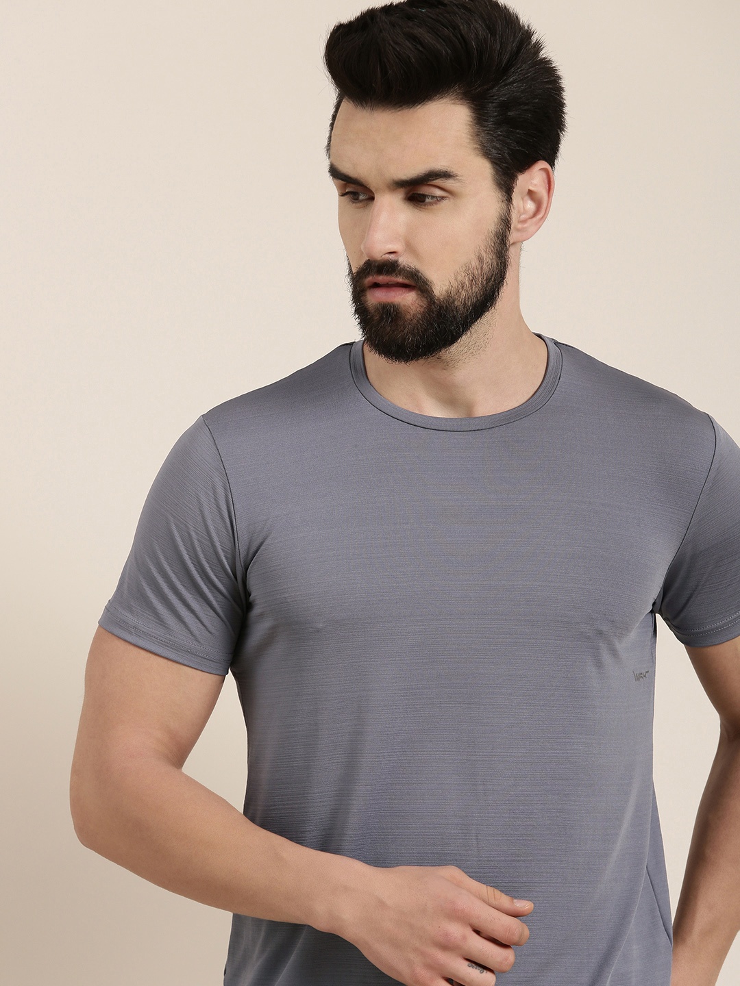 

Sweet Dreams Men Round Neck Workout T-shirt, Grey