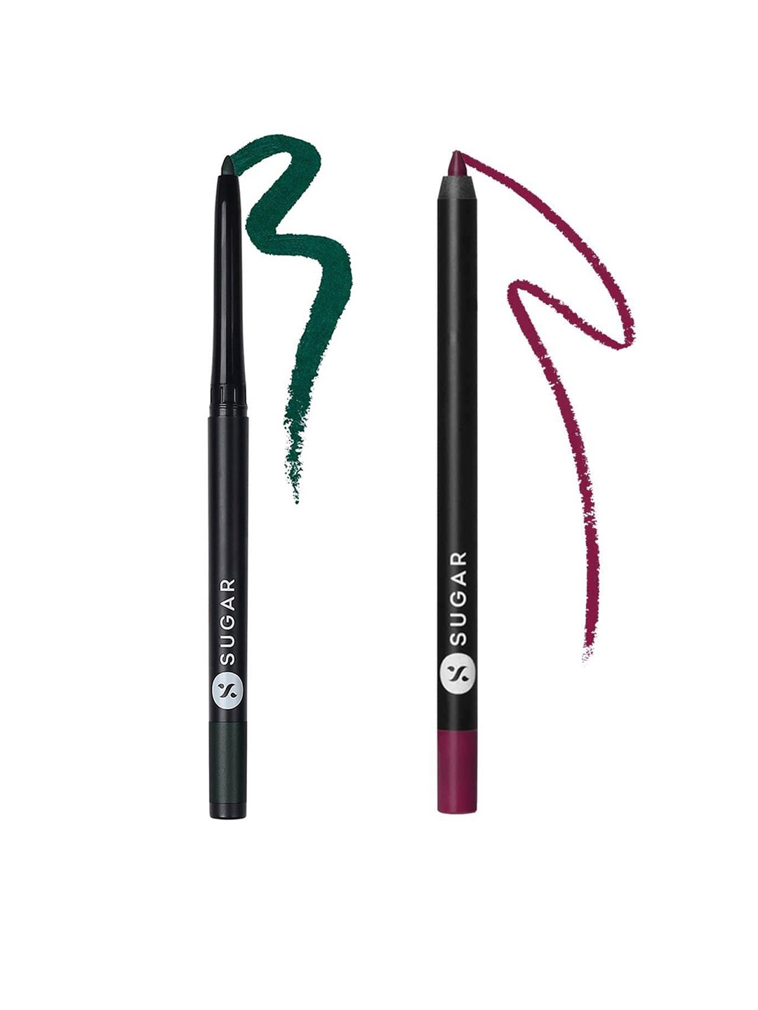 

SUGAR Pack of Lipping On The Edge Lip Liner & Kohl Of Honour Intense Kajal, Purple