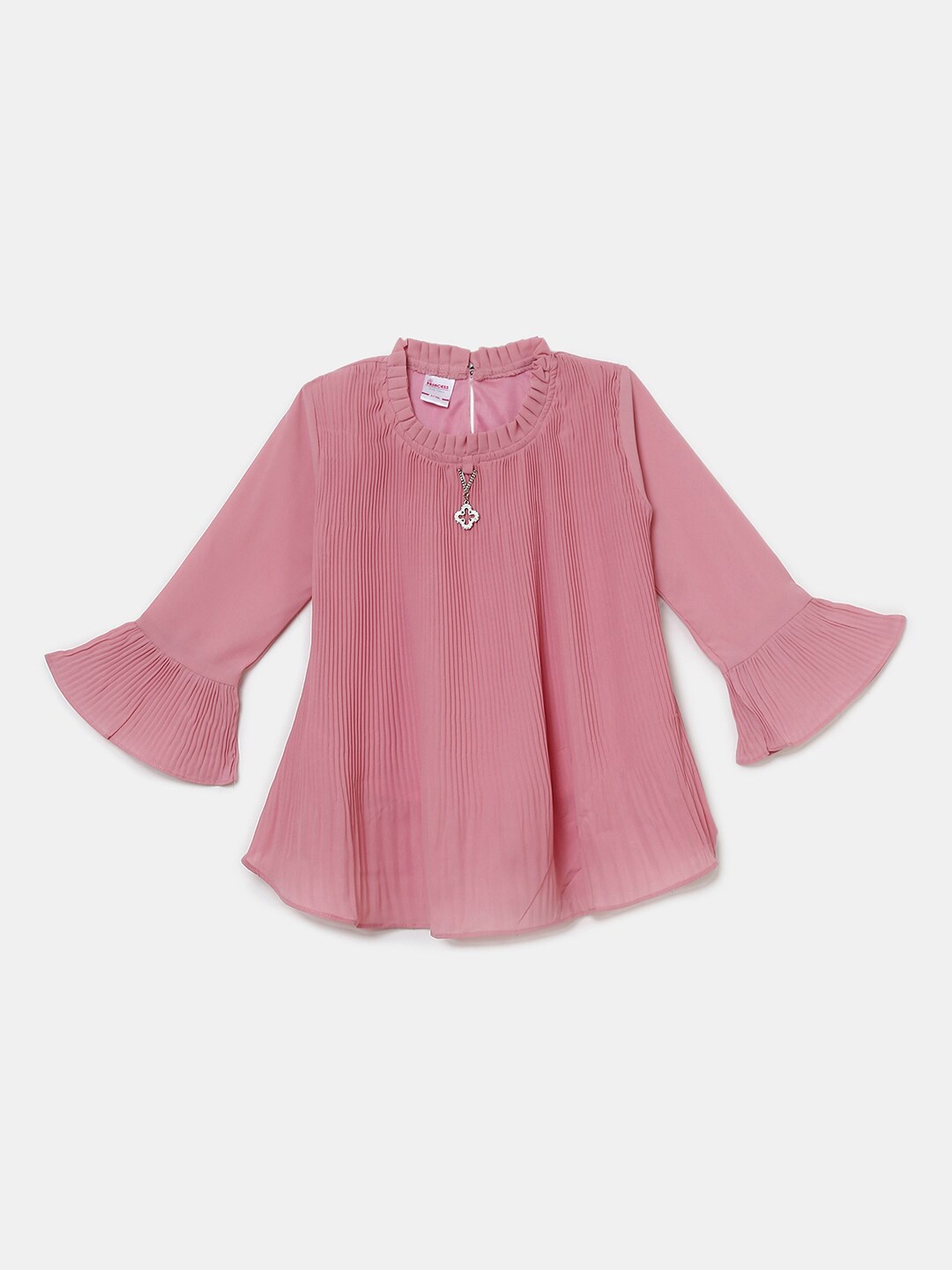 

V-Mart Girls Bell Sleeves Top, Pink