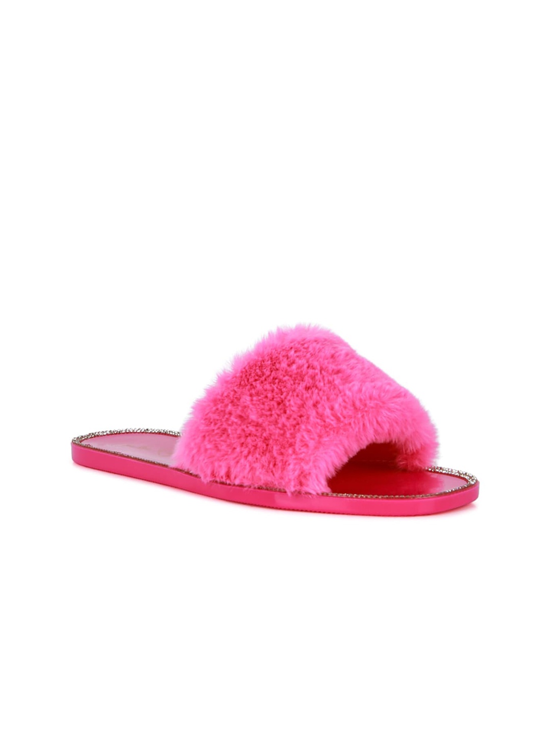 

London Rag Women Pink Open Toe Flats