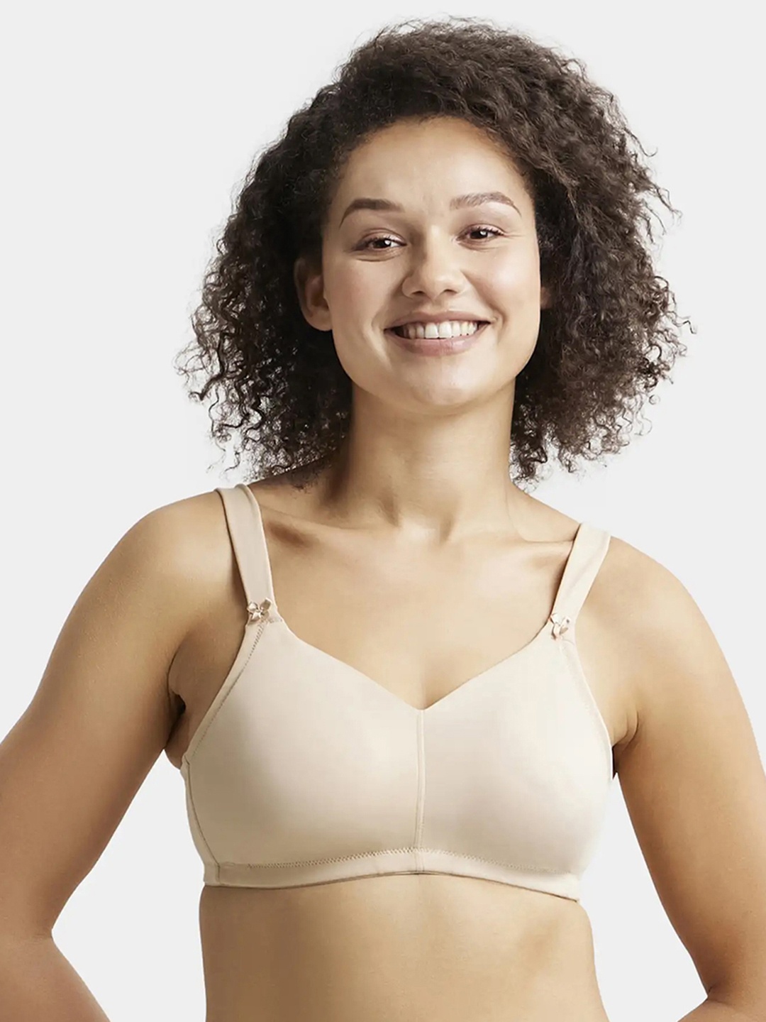 

Jockey Wirefree Non Padded Full Coverage Minimizer Plus Size Bra-1841, Beige