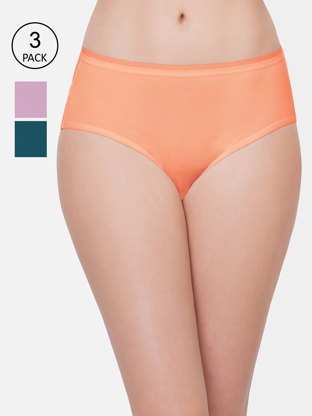 

Wacoal Women Pack Of 3 Solid Hipster Briefs, Lavender