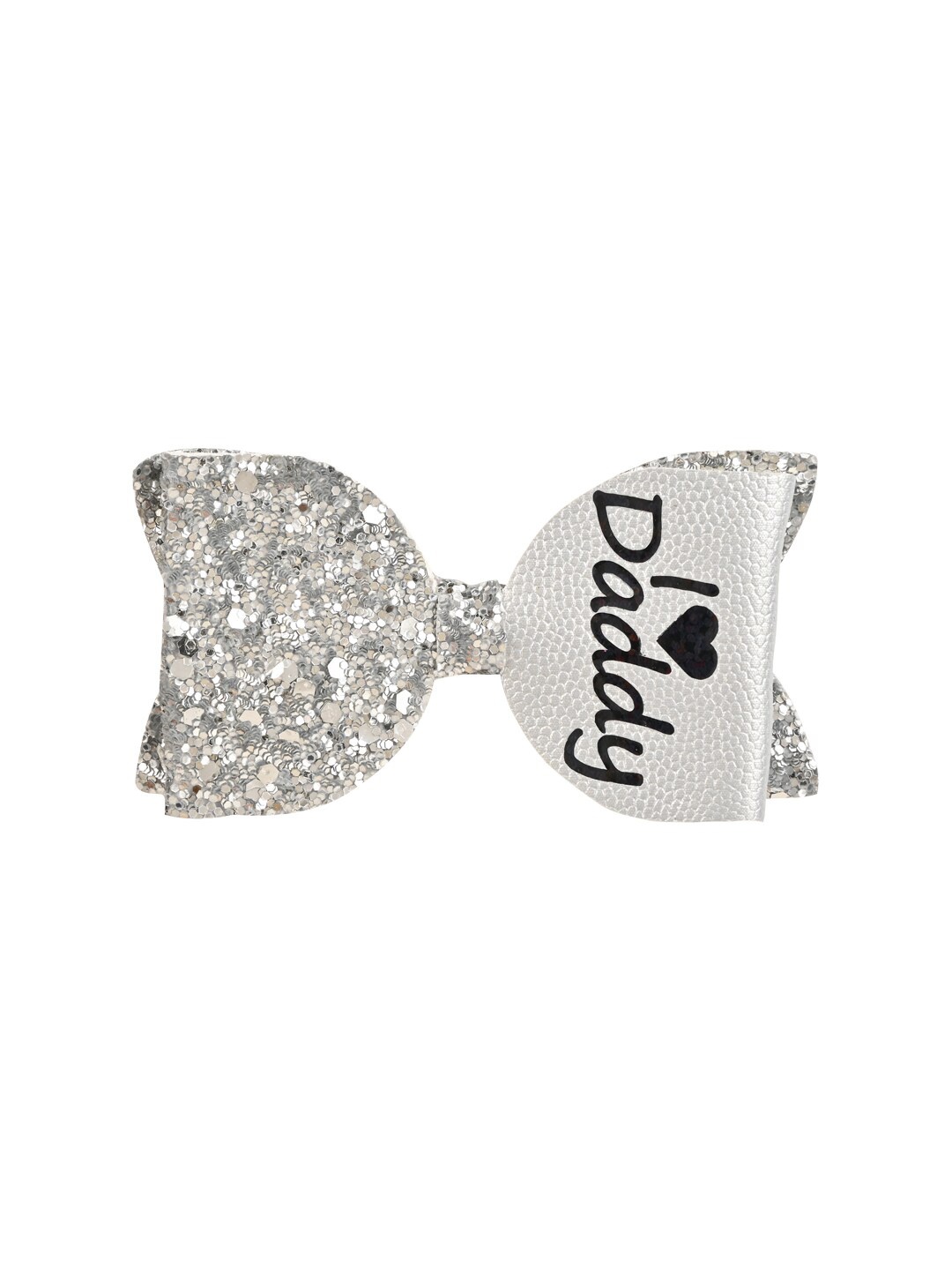 

Aye Candy Girls Silver-Toned & White Alligator Hair Clip