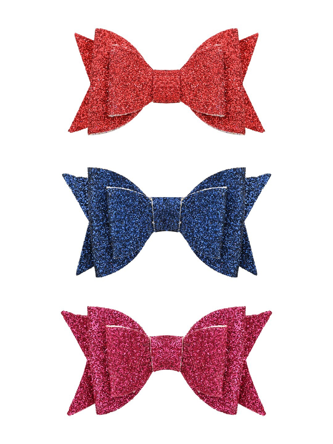 

Aye Candy Girls Blue & Red Set of 3 Tic Tac Hair Clip