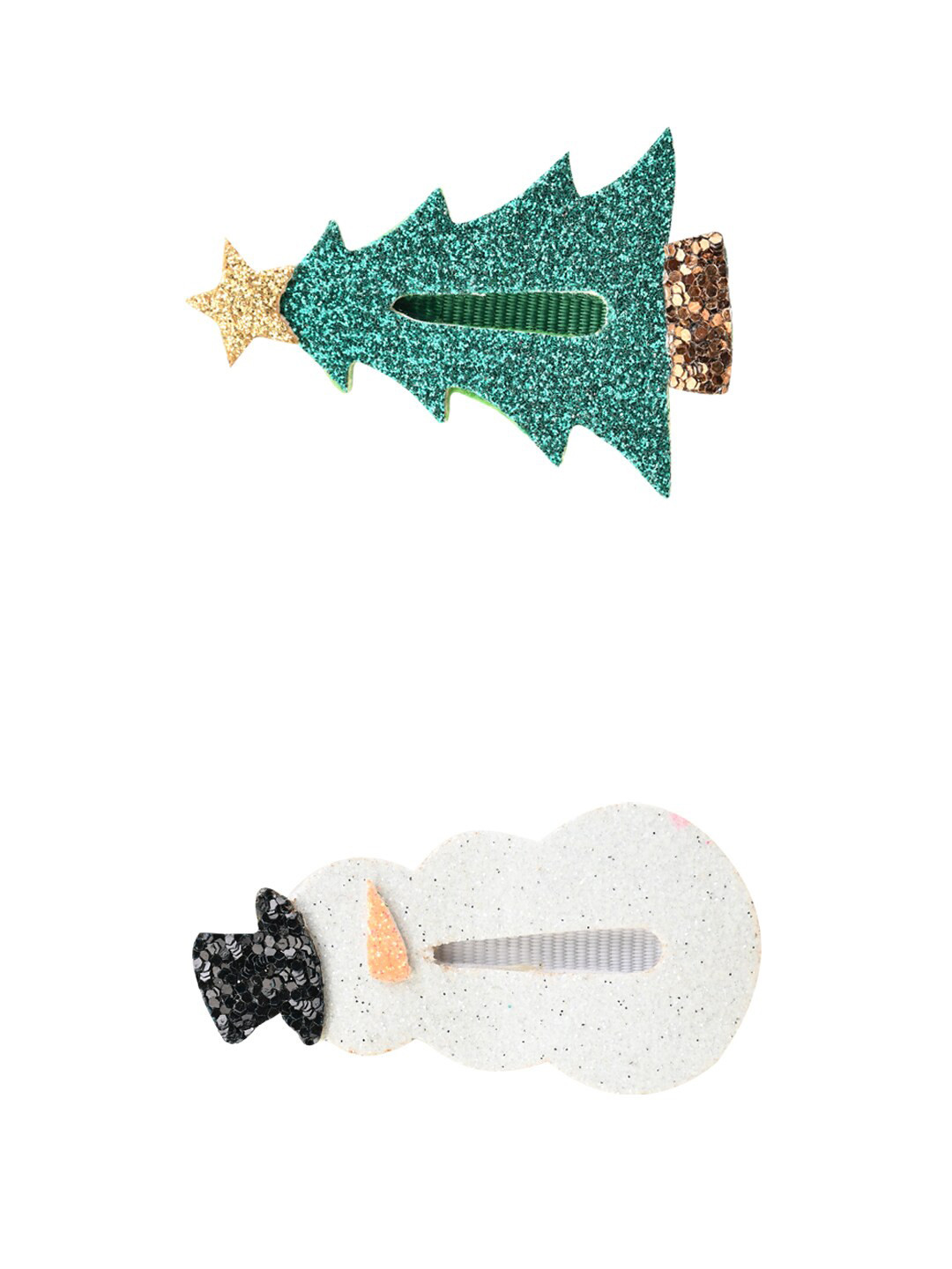 

Aye Candy Girls Green & White Set of 2 Tic Tac Hair Clip