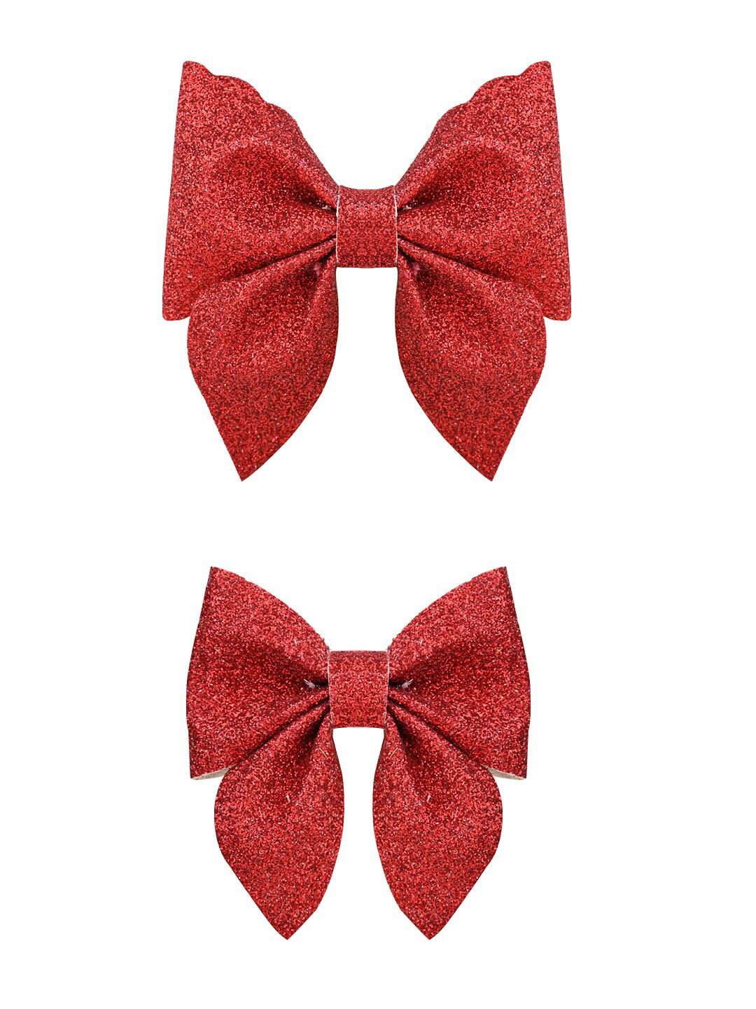 

Aye Candy Girls Red & White Set of 2 Alligator Hair Clip