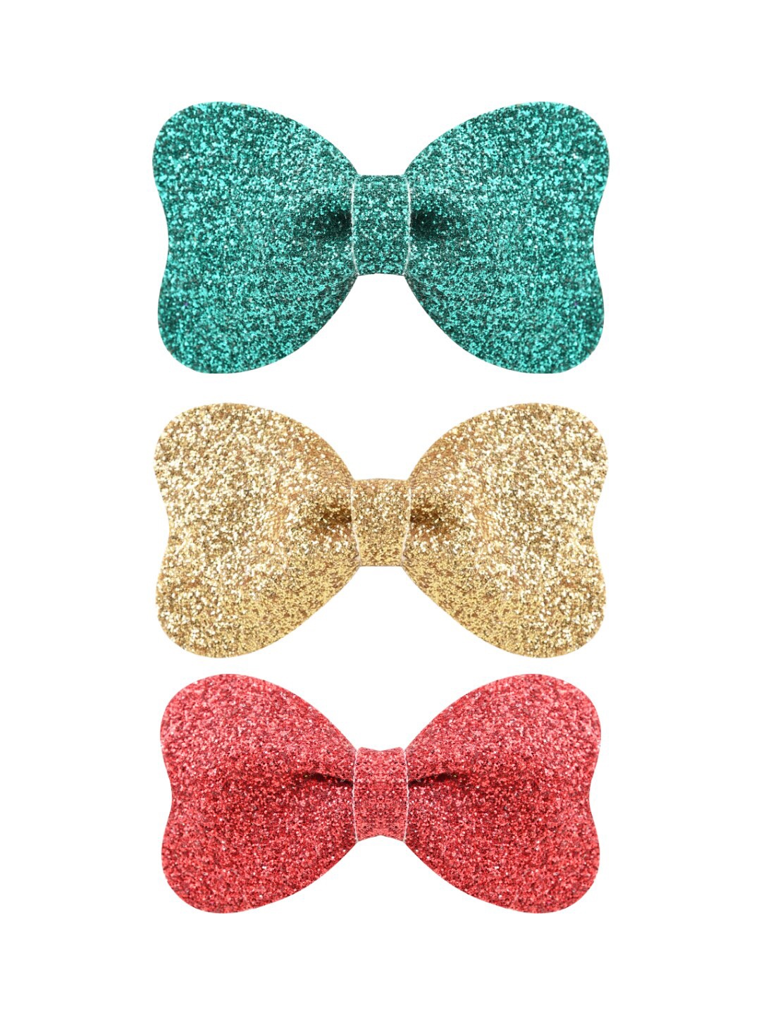 

Aye Candy Girls Green & Gold-Toned Set of 3 Tic Tac Hair Clip