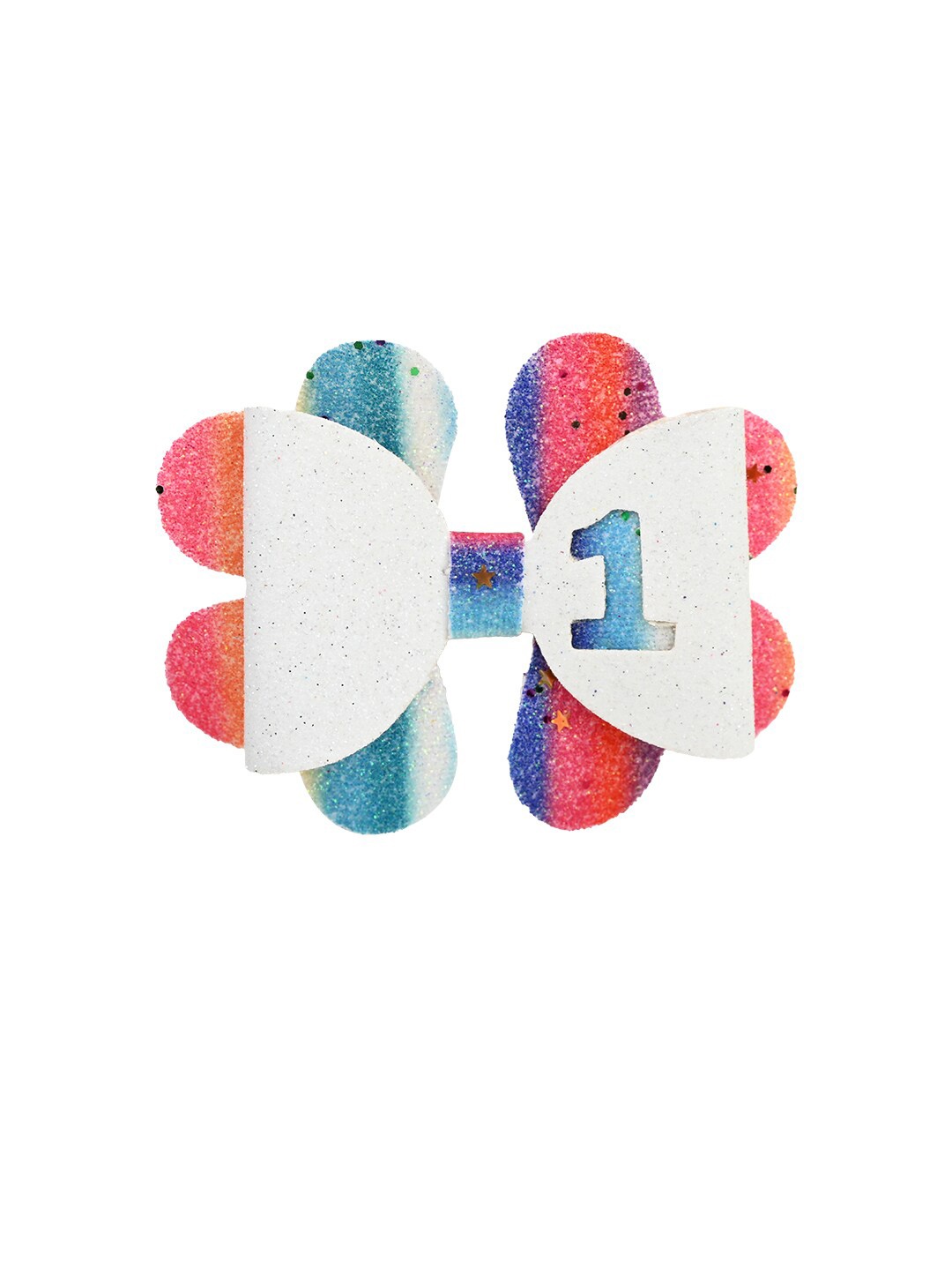 

Aye Candy Girls White & Red Alligator Hair Clip