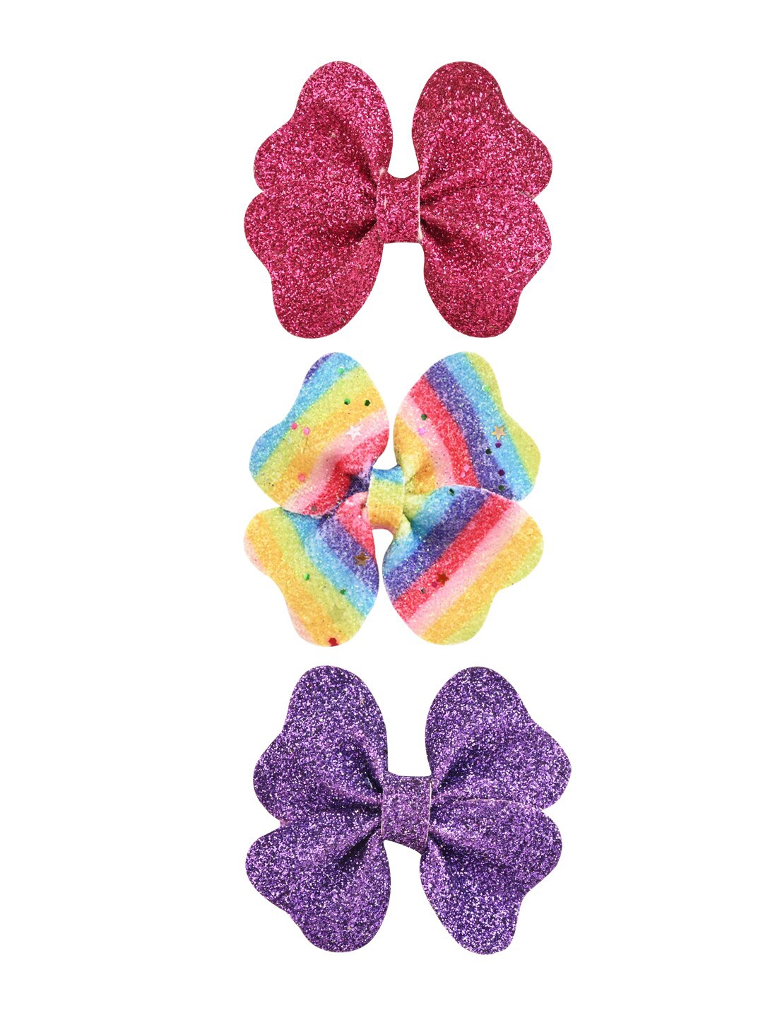 

Aye Candy Girls Set of 3 Pink & Purple Alligator Hair Clip