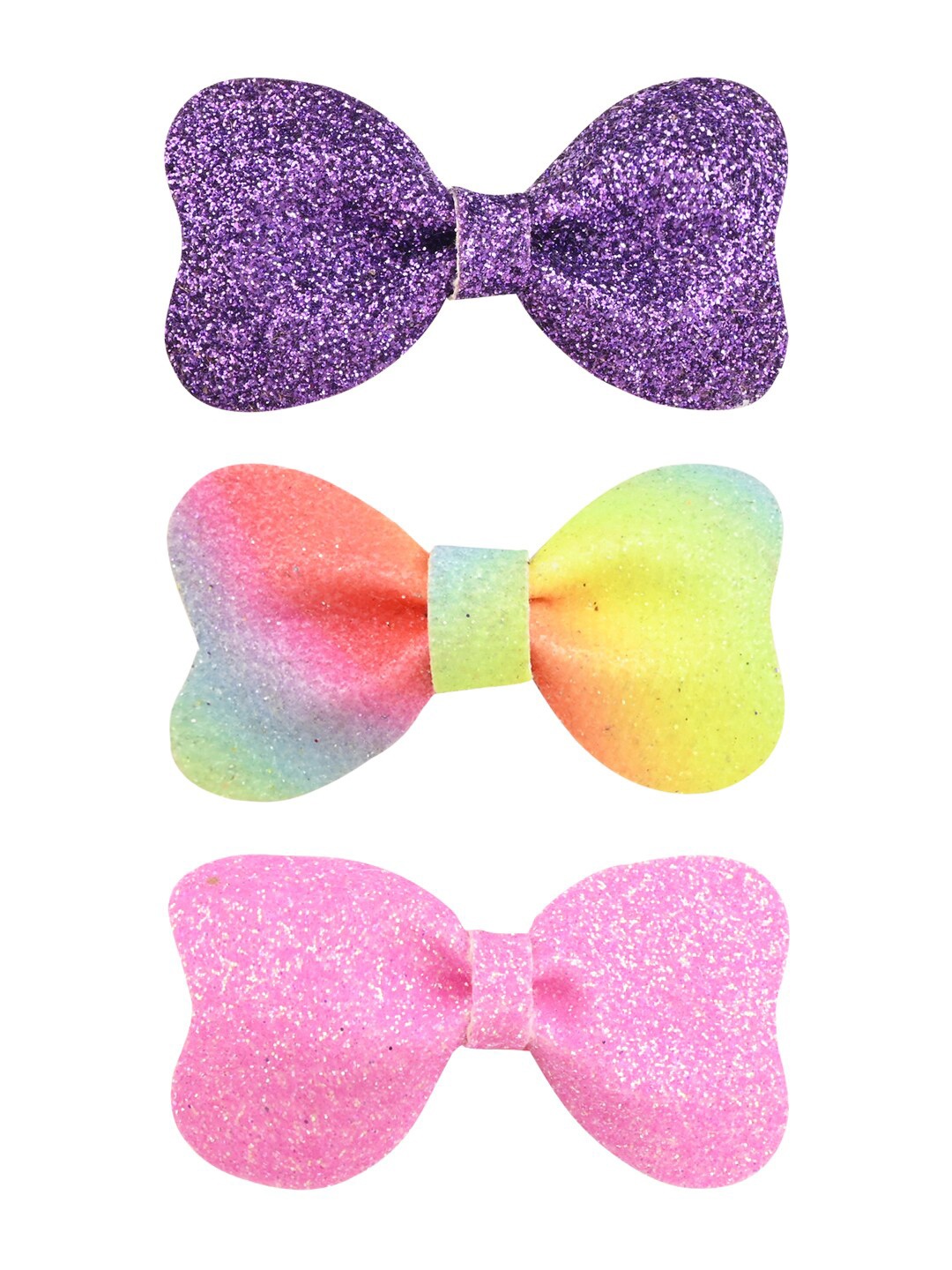 

Aye Candy Girls Purple & Yellow Set of 3 Alligator Hair Clip