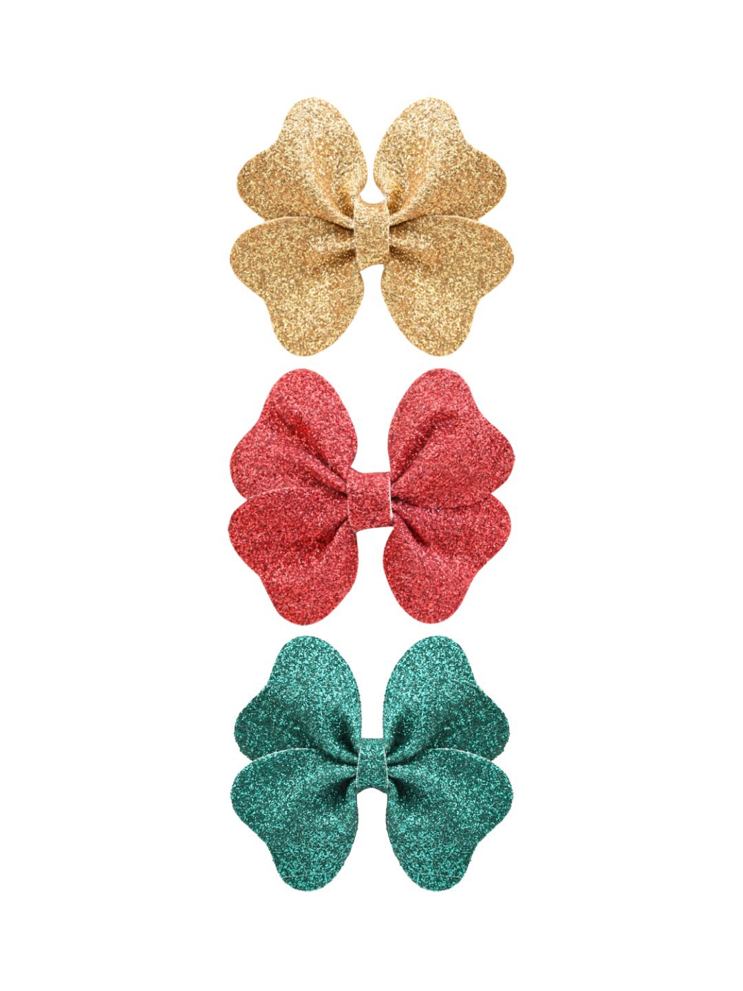 

Aye Candy Girls Green & Red Set of 3 Alligator Hair Clip