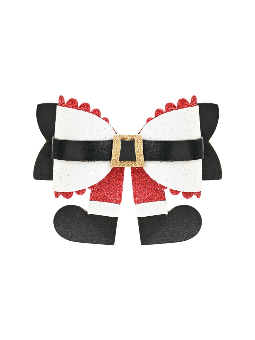 

Aye Candy Girls Red & White Alligator Hair Clip