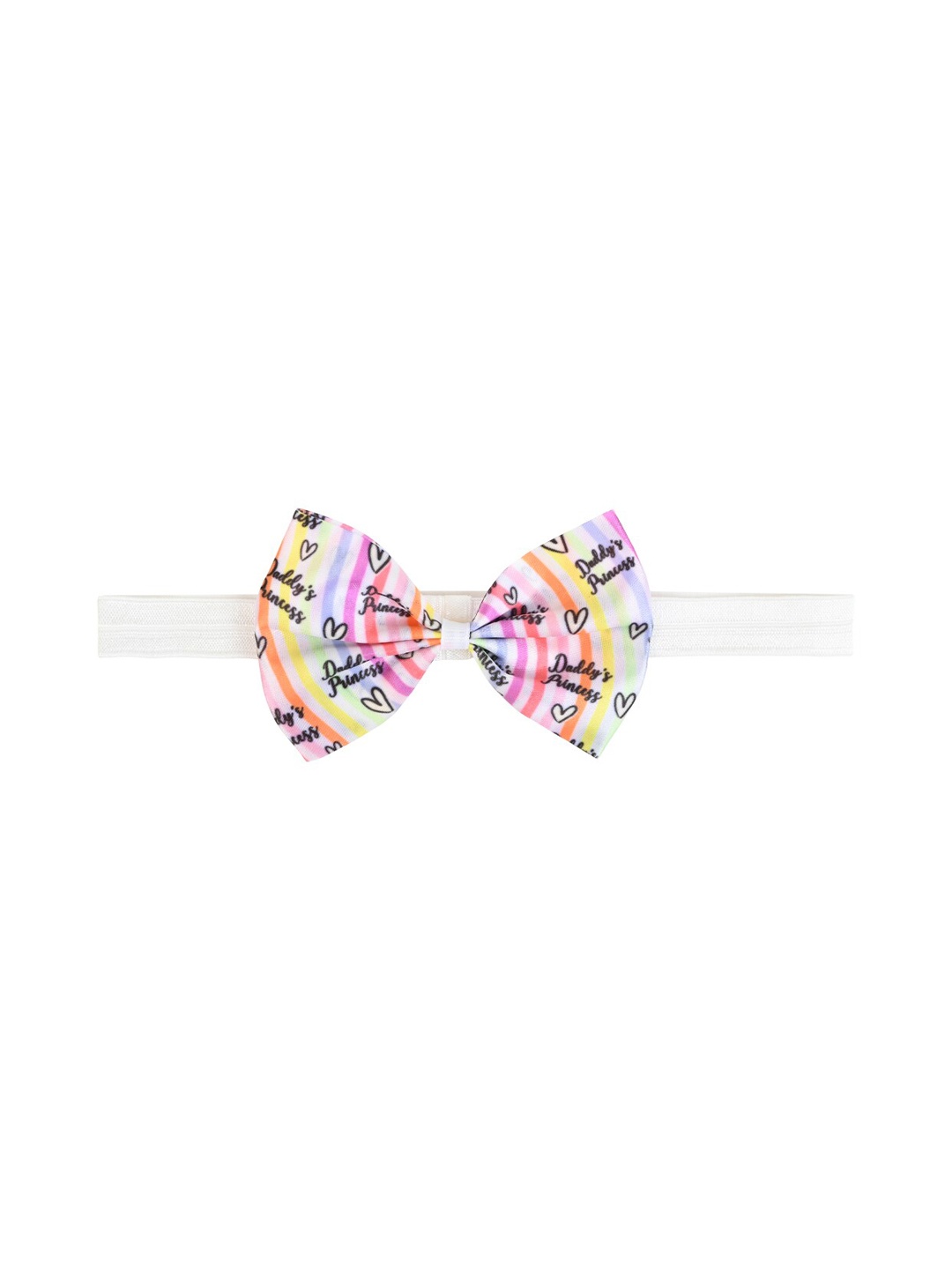 

Aye Candy Girls White & Pink Printed Headband