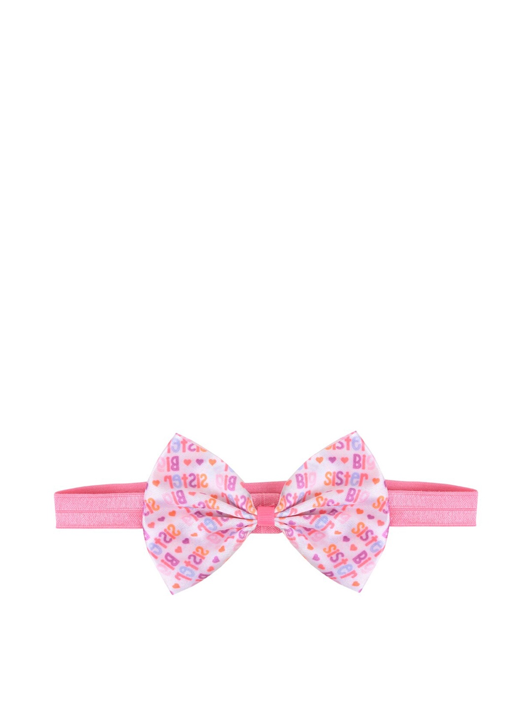 

Aye Candy Girls Pink Printed Bow Chill Wrap Headband