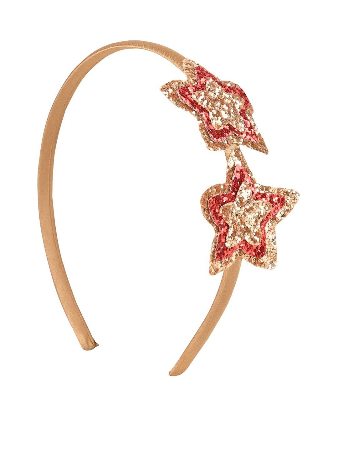 

Aye Candy Girls Red & Peach Embellished Headband