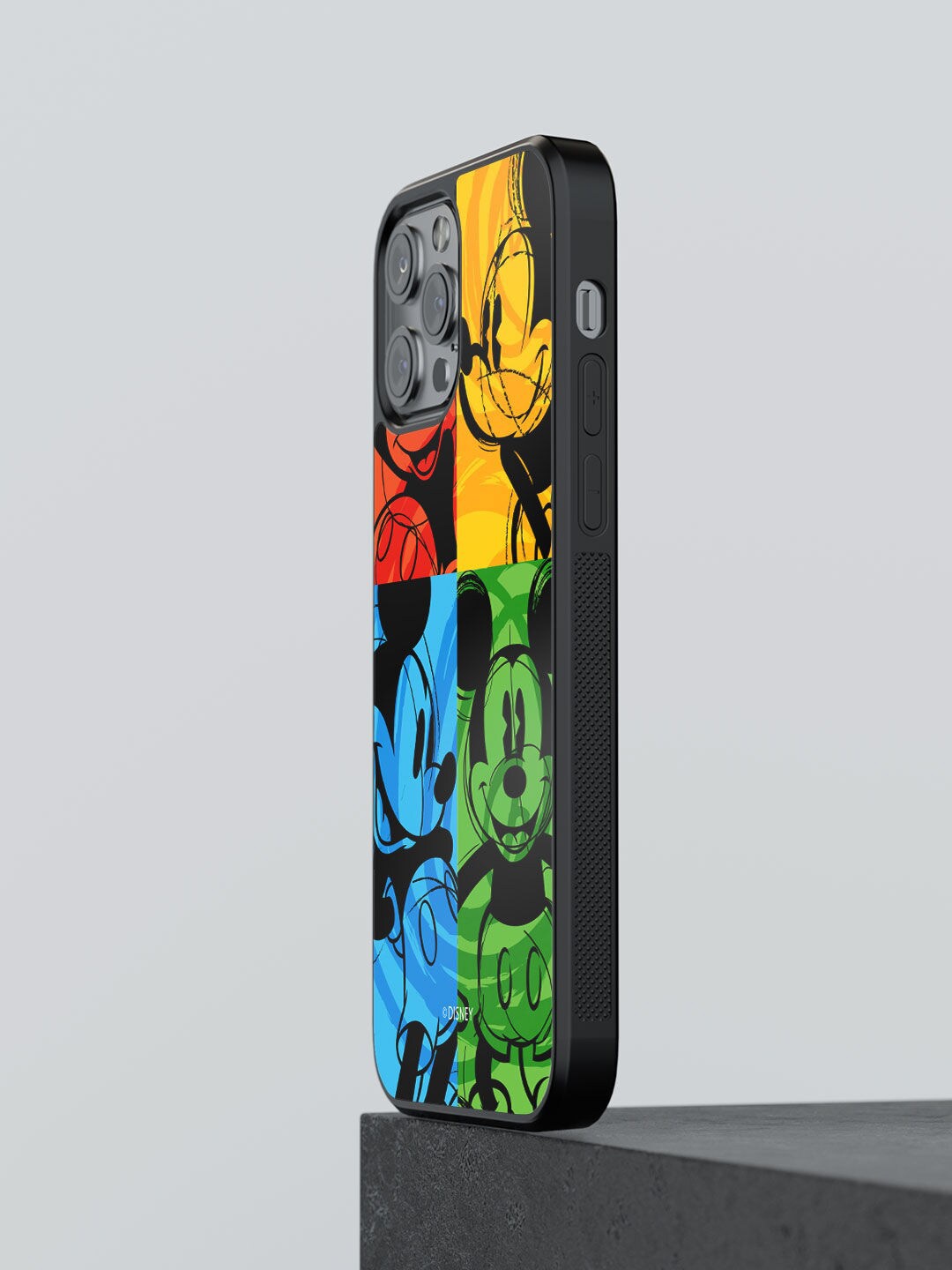 

macmerise Blue & Green Cartoon Printed Rubber iPhone 13 Pro Bumper Phone Back Case
