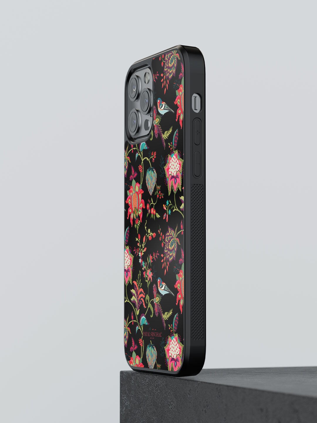 

macmerise Black Payal Singhal Chidiya Printed iPhone 13 Pro Bumper Case