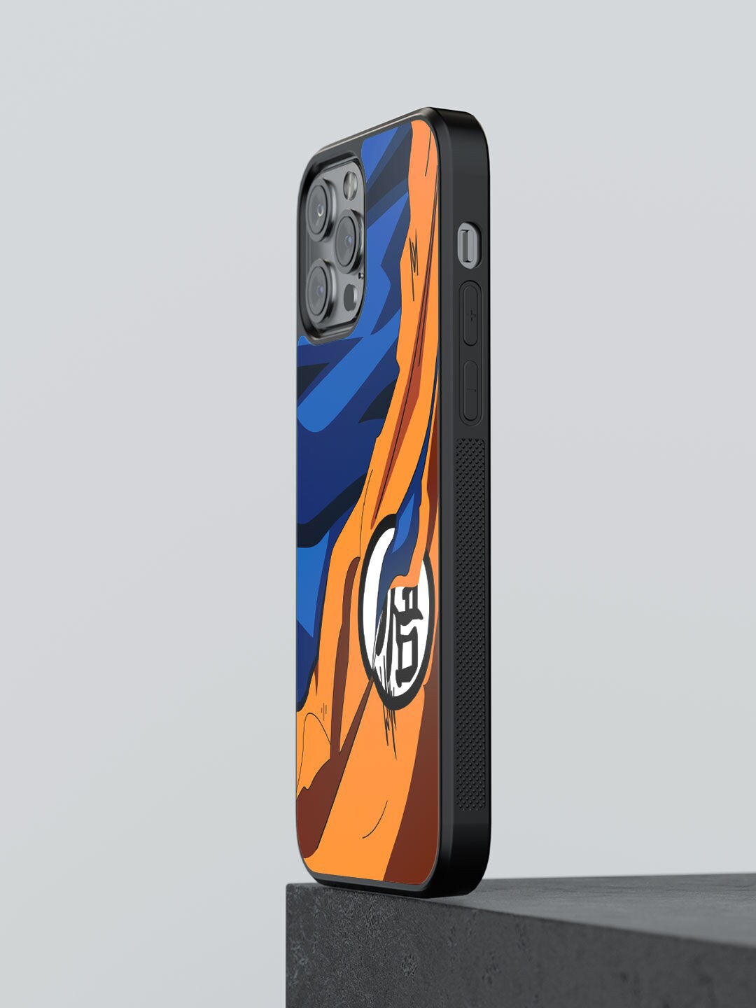 

macmerise Blue & Brown Goku Training Design iPhone 13 Pro Max Bumper Phone Back Case