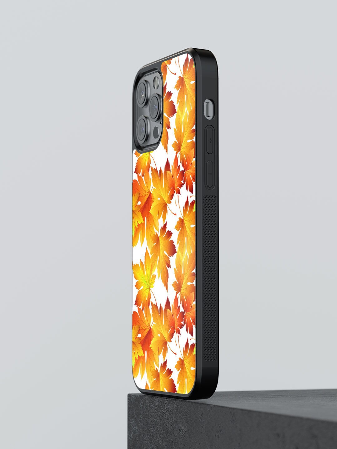

macmerise White & Yellow SK Autumn Printed iPhone 13 Pro Bumper Mobile Phone Case