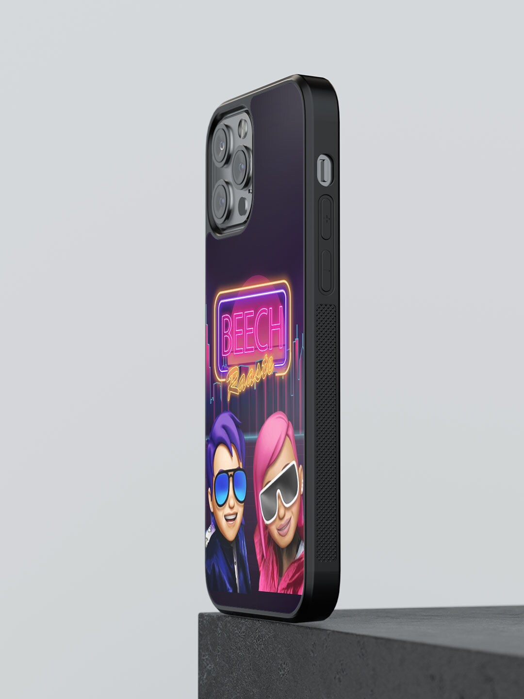 

Macmerise Black & Pink Printed SK Autumn Embrace Design iPhone 13 Pro Max Phone Back Case