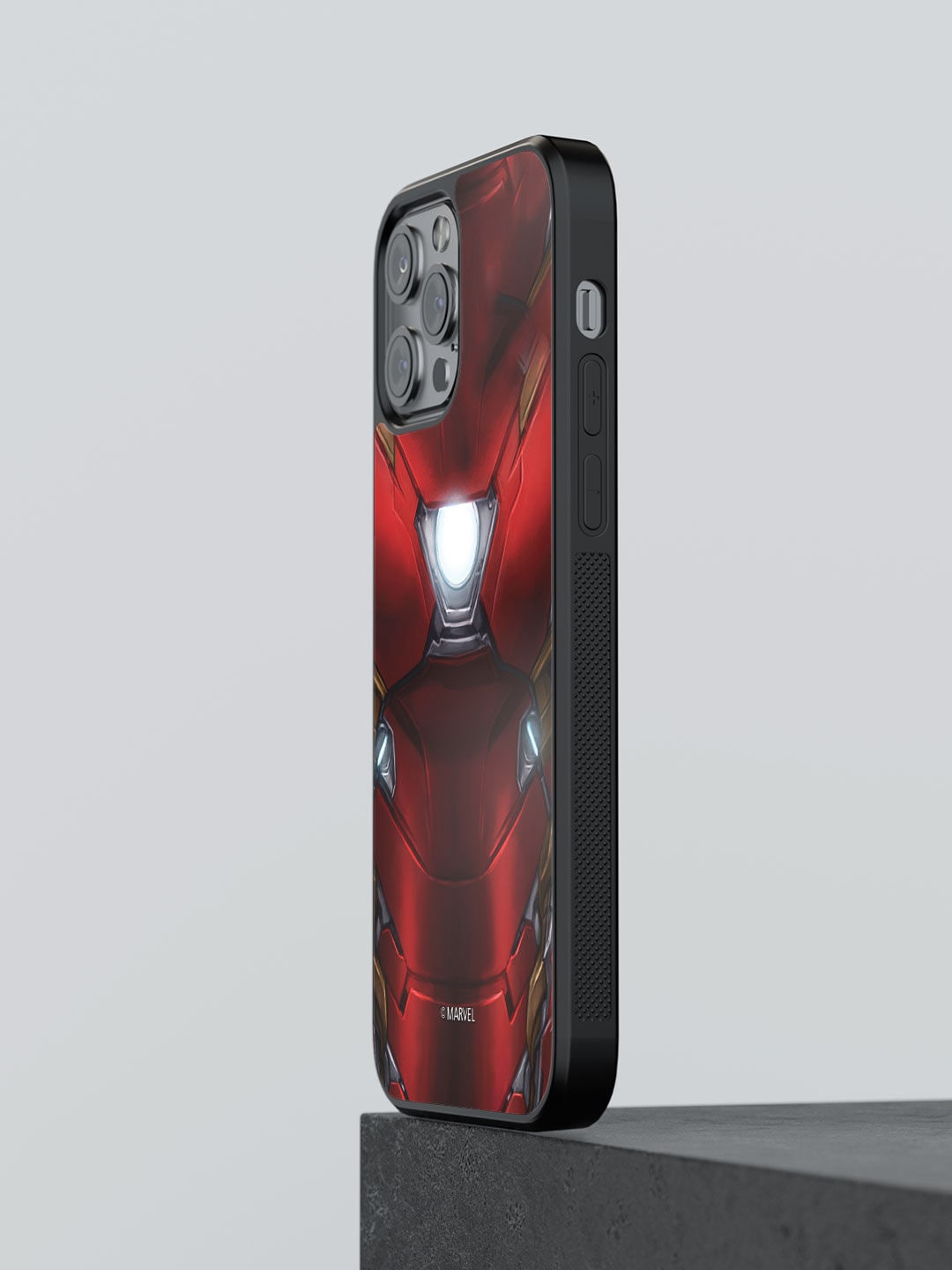 

macmerise Red Printed Suit up Ironman Design iPhone 13 Pro Bumper Phone Back Case