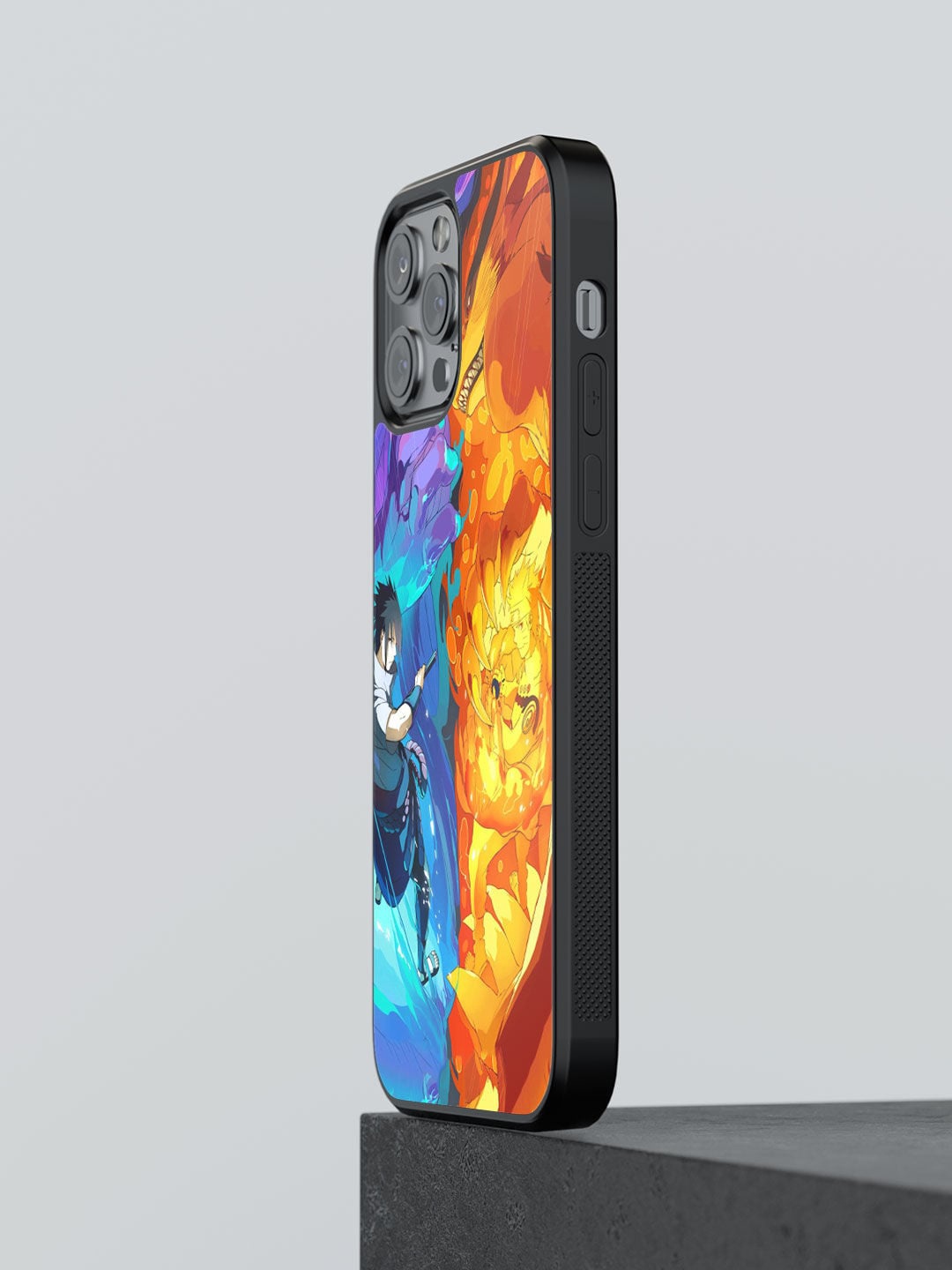 

macmerise Blue & Yellow Susanoo Vs Kurama Design iPhone 13 Pro Phone Back Case