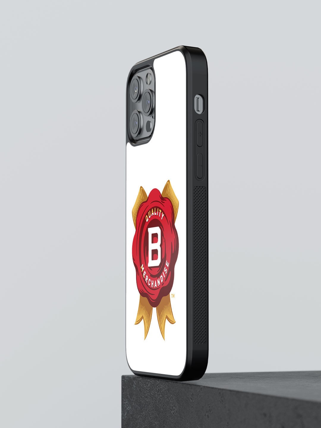 

macmerise White & Red Jim Beam Rosette Printed iPhone 13 Pro Max Bumper Mobile Phone Case
