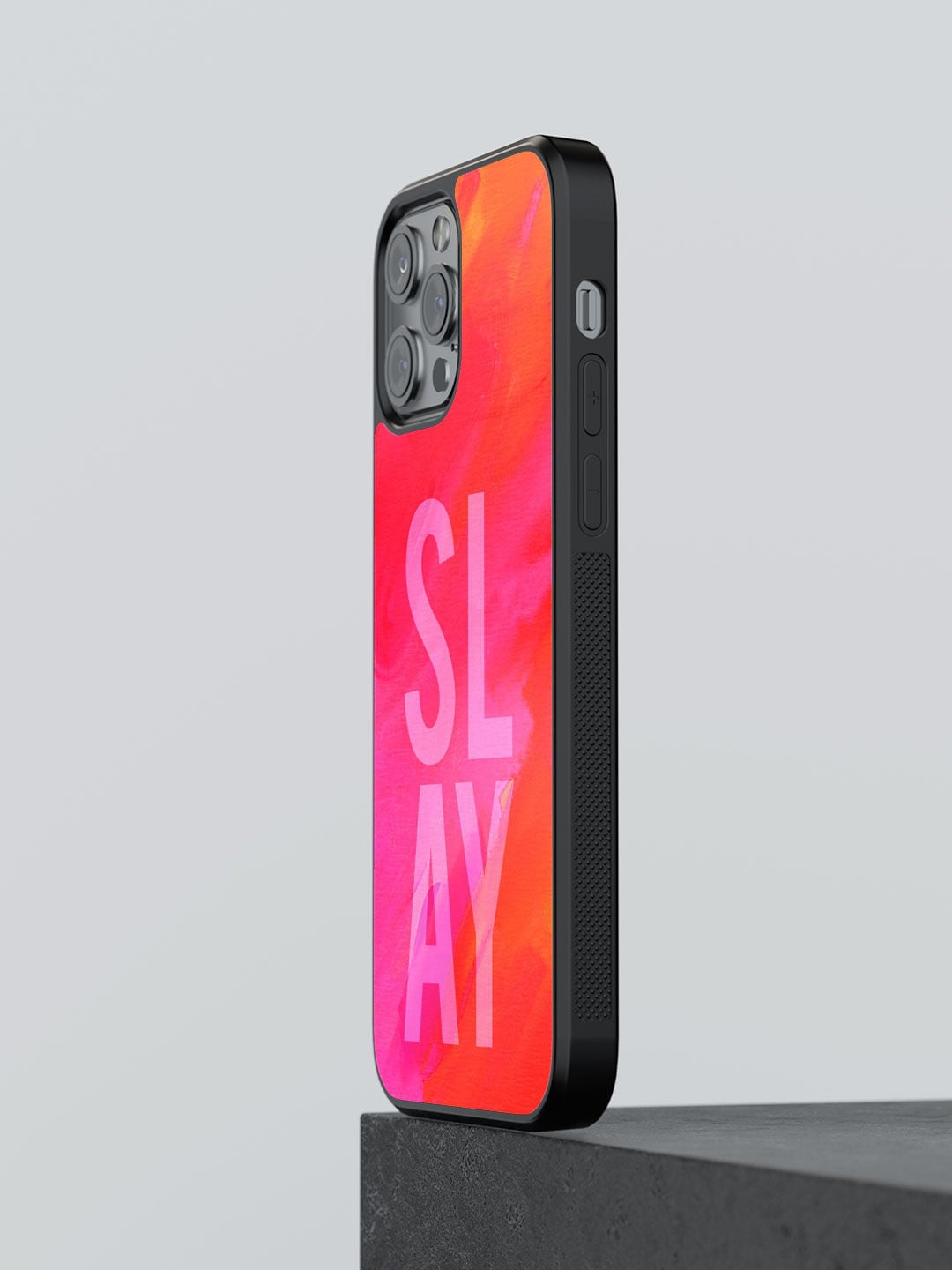 

macmerise Pink Printed iPhone 13 Pro Bumper Phone Back Case