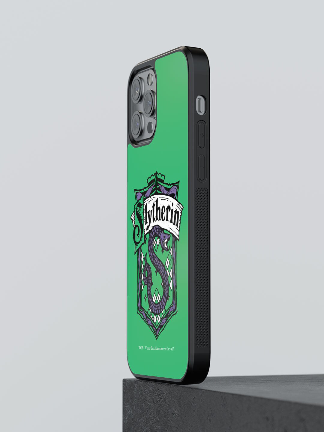 

macmerise Green & Black Crest Slytherin Printed iPhone 13 Pro Max Bumper Case