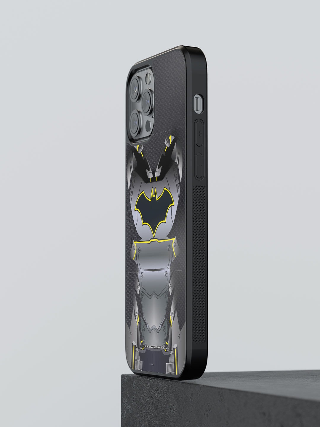 

macmerise Grey & Black Printed Suit up Batman Design iPhone 13 Pro Bumper Phone Back Case