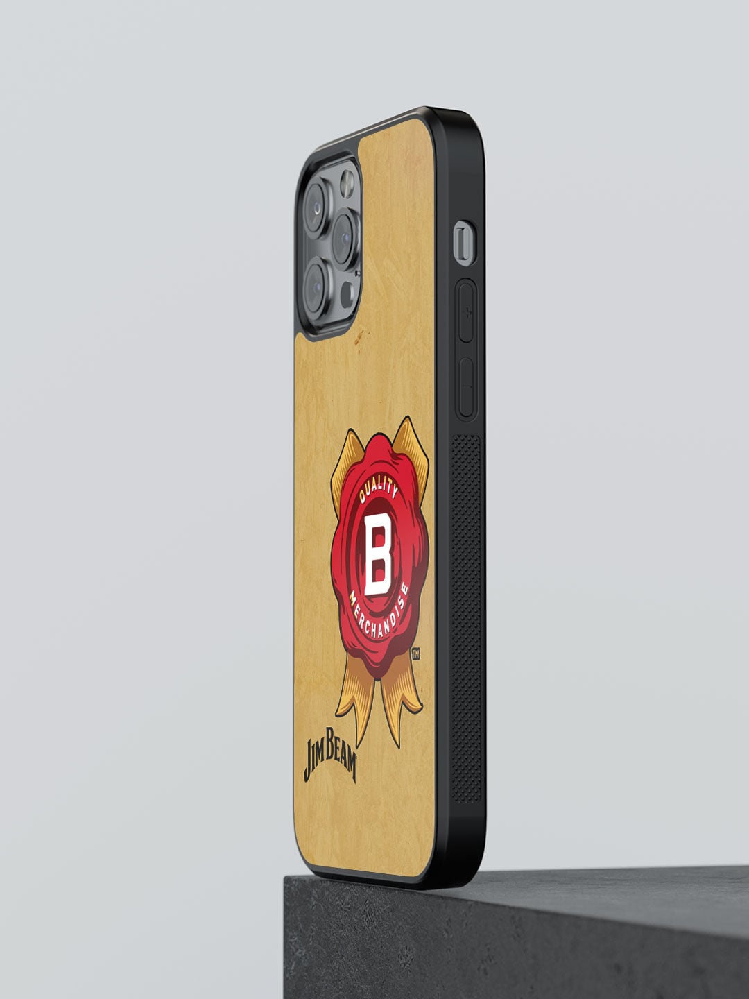 

macmerise Brown Jim Beam Vintage Design iPhone 13 Pro Max Bumper Phone Back Case