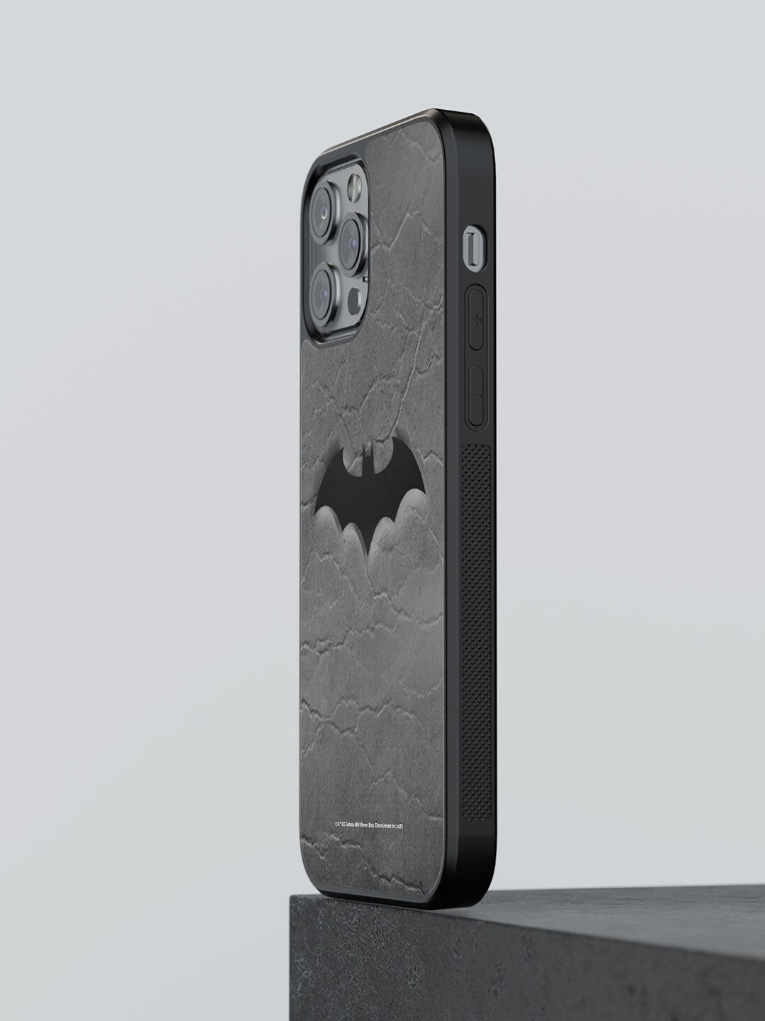 

macmerise Black & Grey Fade Out Batman Printed iPhone 13 Pro Max Bumper Mobile Phone Case