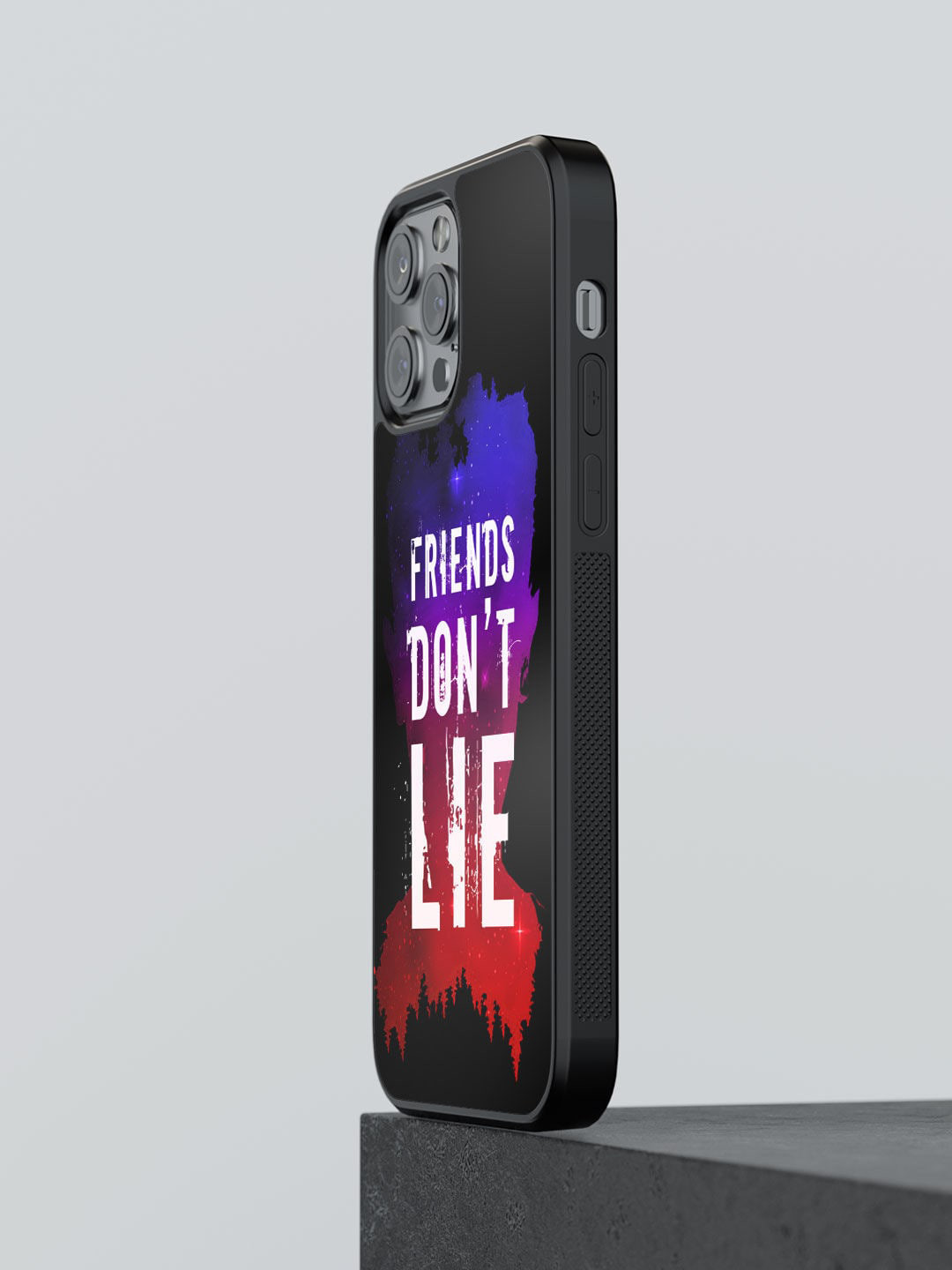 

Macmerise Black & Blue Friends Don't Lie Design iPhone 12 Pro Max Back Case