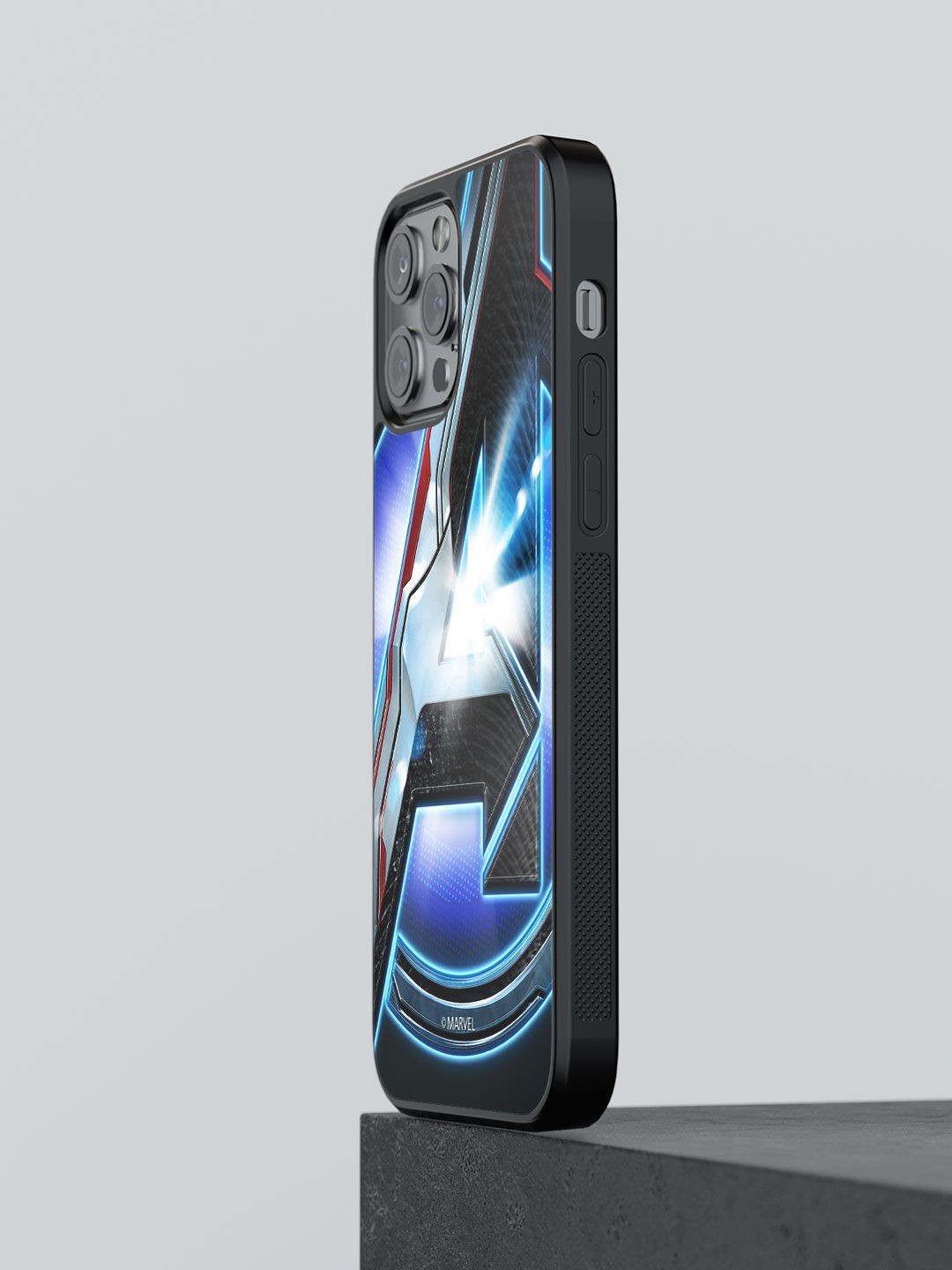 

Macmerise Blue Endgame Logo Grey Design iPhone 13 Pro Max Back Case