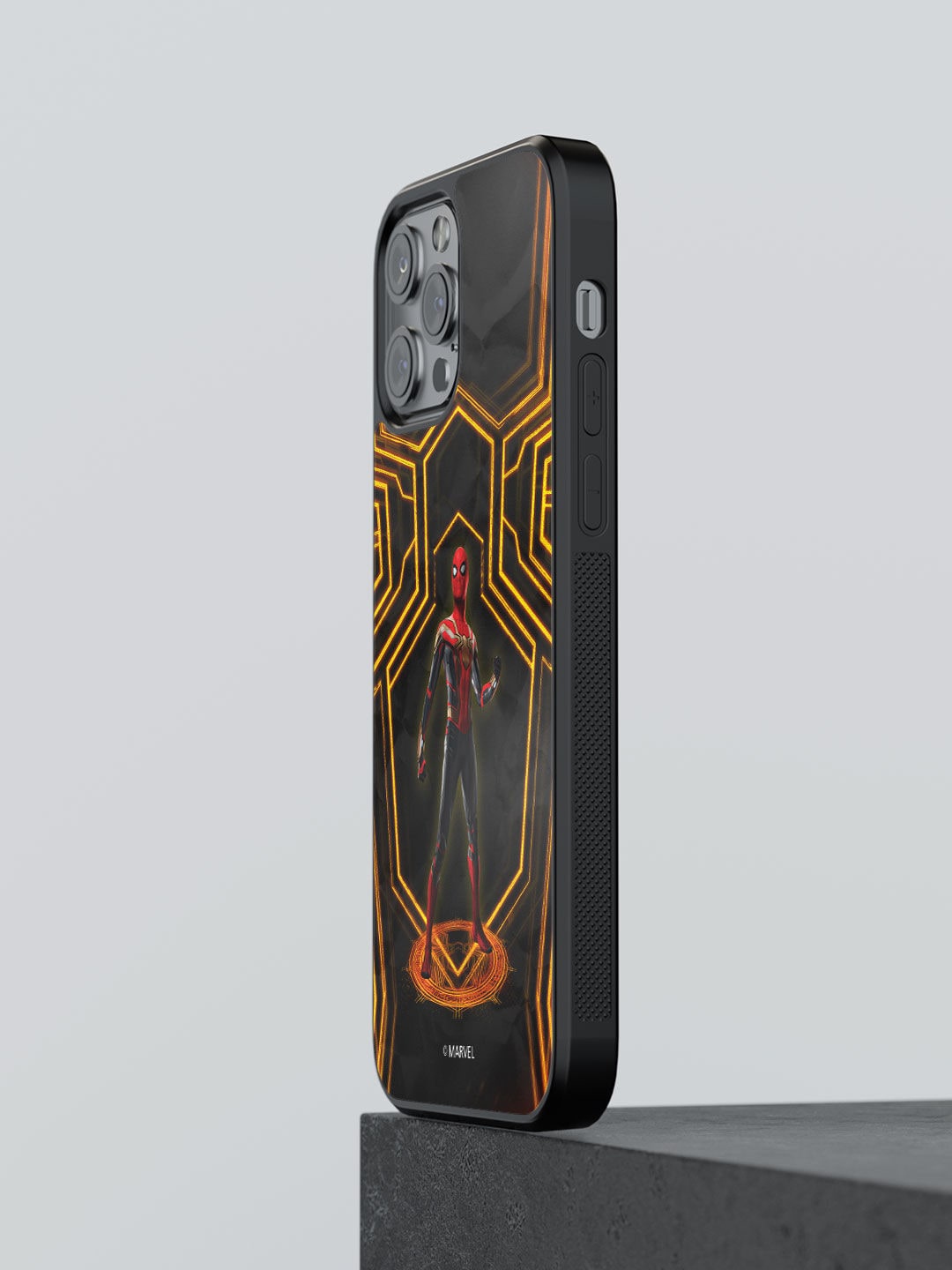 

macmerise Black Extraordinary Spiderman Printed iPhone 13 Pro Max Bumper Case