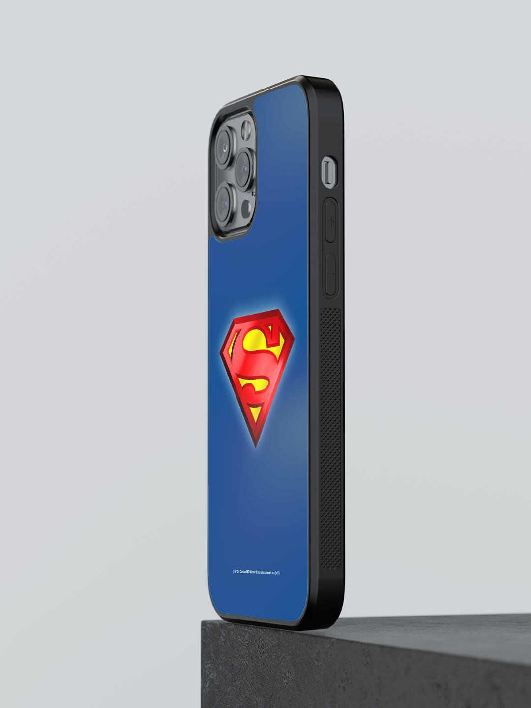 

macmerise Blue & Red Logo Superman Design iPhone 13 Pro Max Bumper Phone Back Case