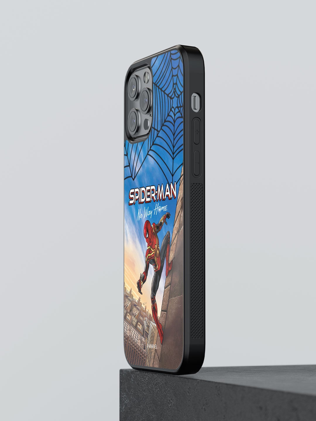 

macmerise Blue & Brown Spiderman Printed iPhone 13 Pro Phone Covers