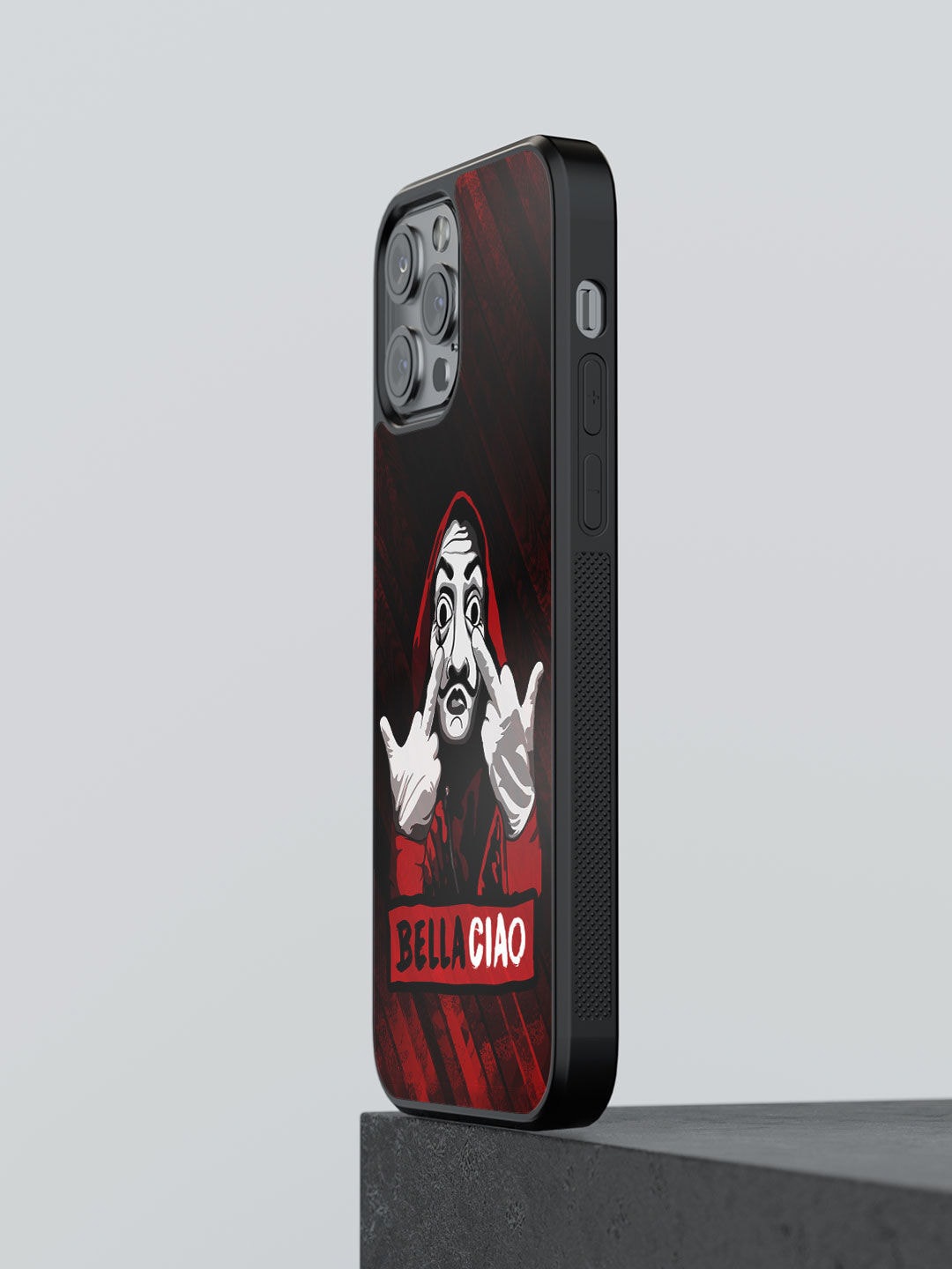 

macmerise Bella Ciao Design iPhone 13 Pro Max Phone Back Case, Red