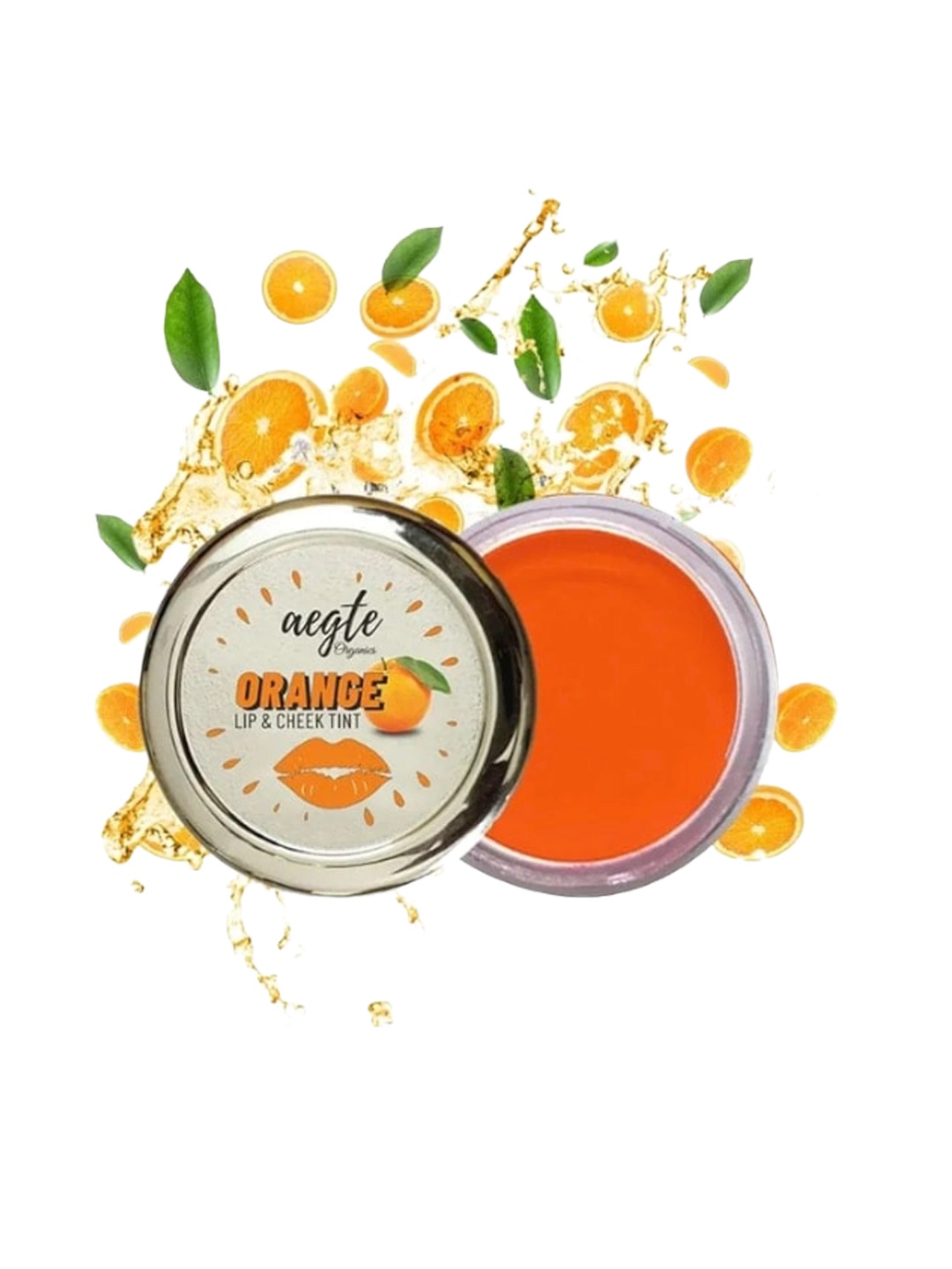 

Aegte Unisex Orange Lip & Cheek Tint Balm-15gm