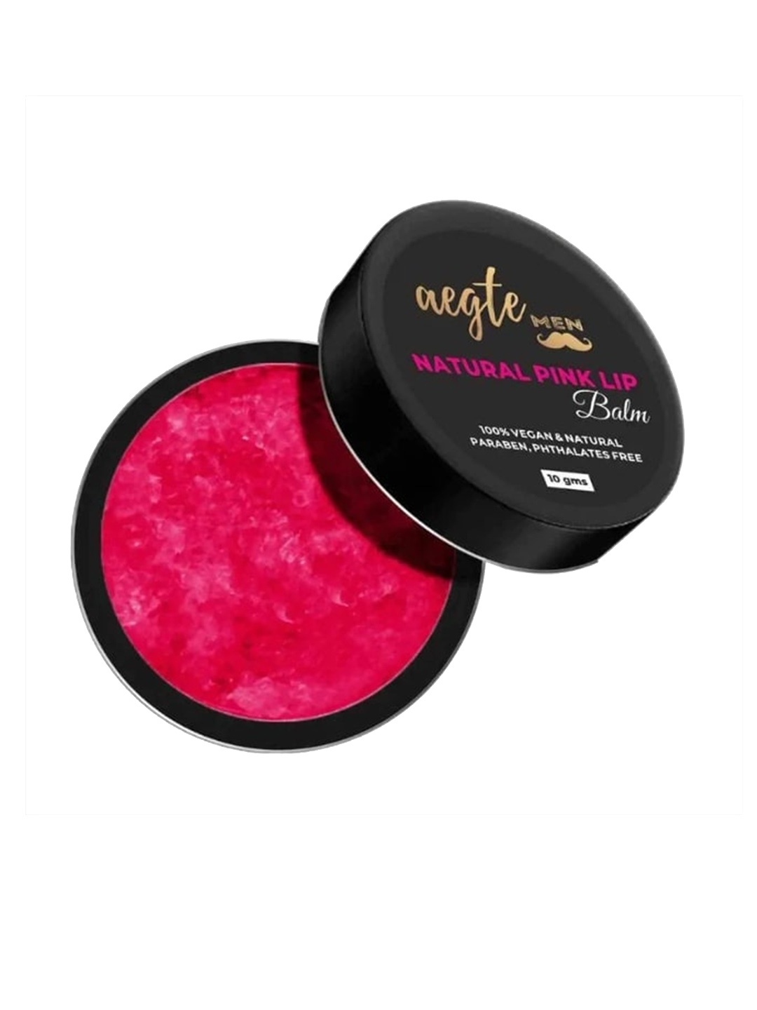 

Aegte Men Natural Pink Lip Balm with Beetroot & Tomato Pulp- 10gm, Red