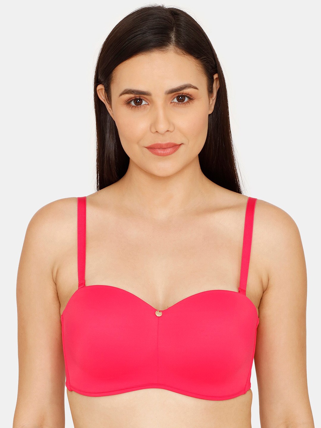 

Zivame Pink Underwired Lightly Padded T-shirt Bra