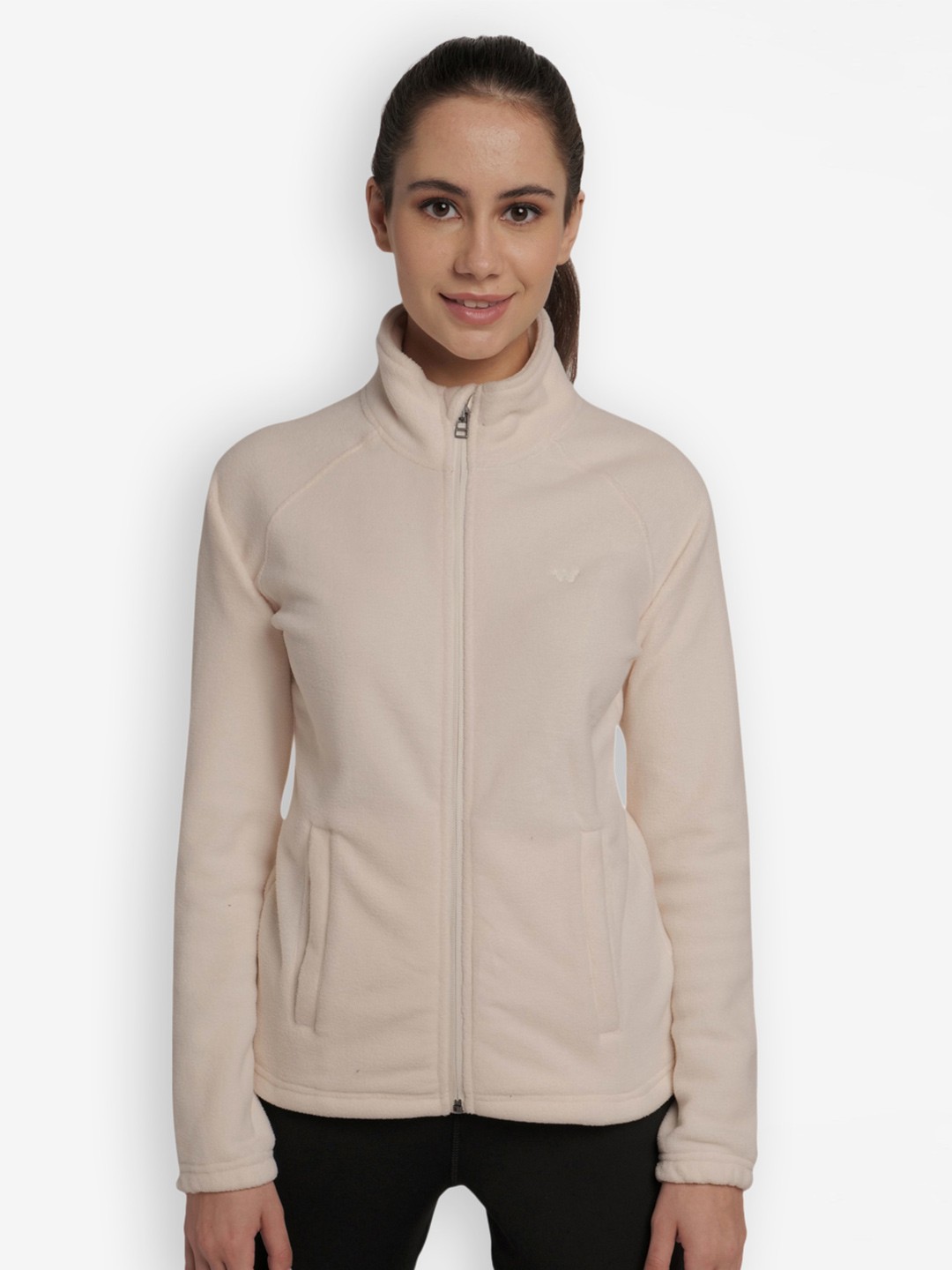 

Wildcraft Women Off White Water Resistant Outdoor Sporty Jacket
