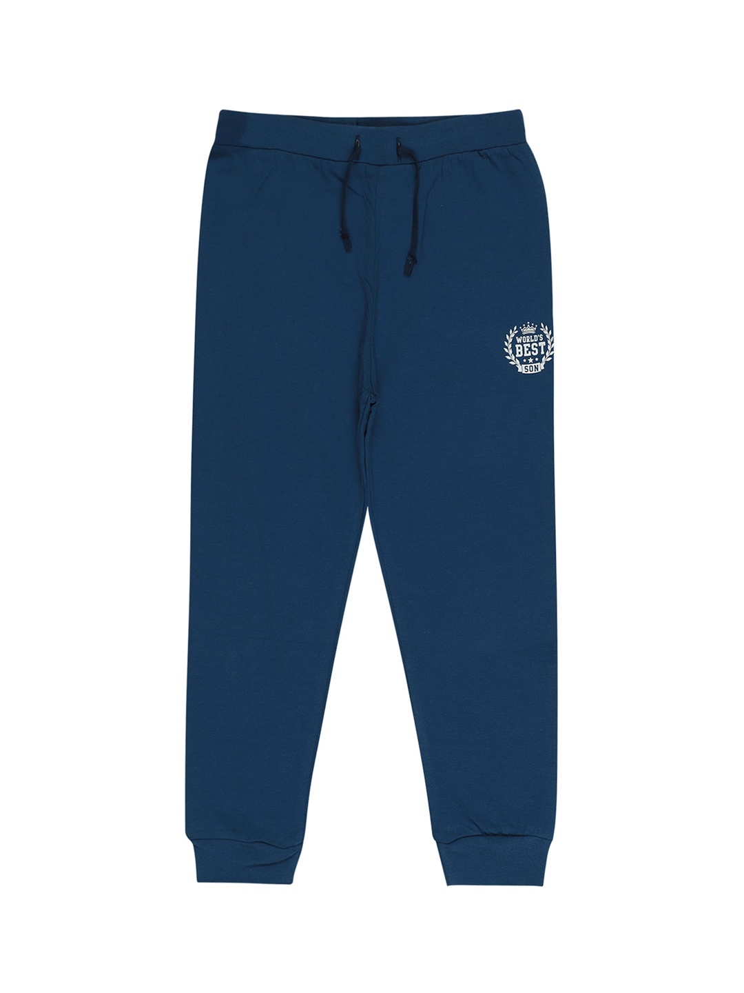 

Bodycare Kids Boys Navy Blue Solid Cotton Joggers