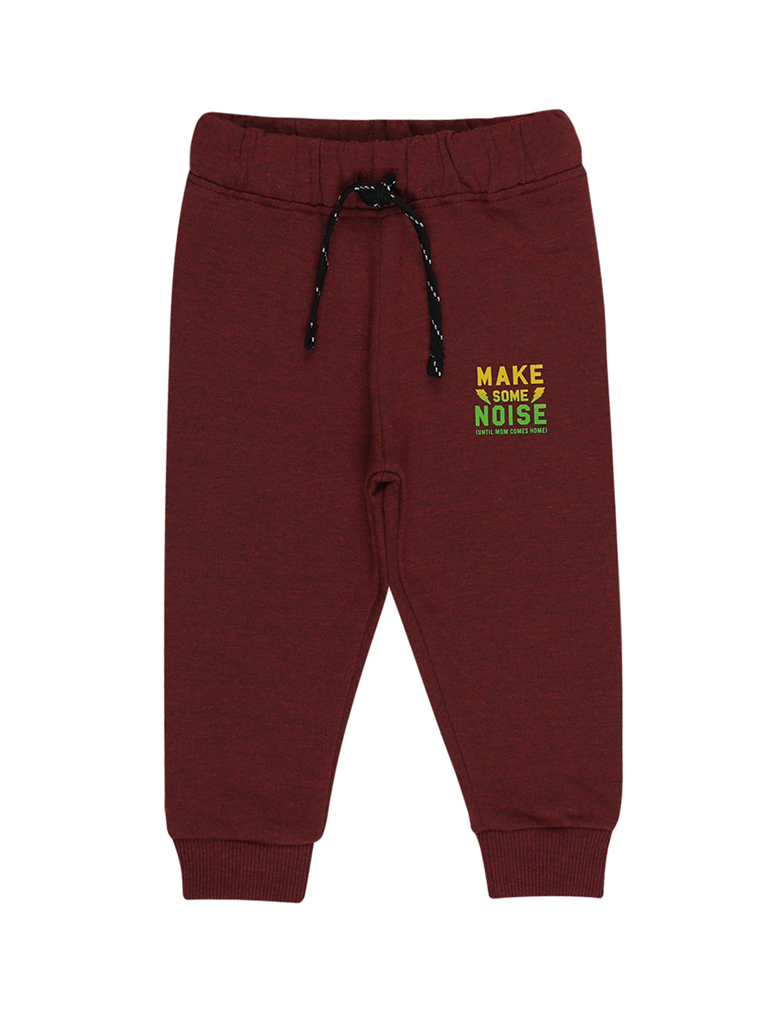 

Bodycare Kids Boys Maroon Solid Cotton Joggers