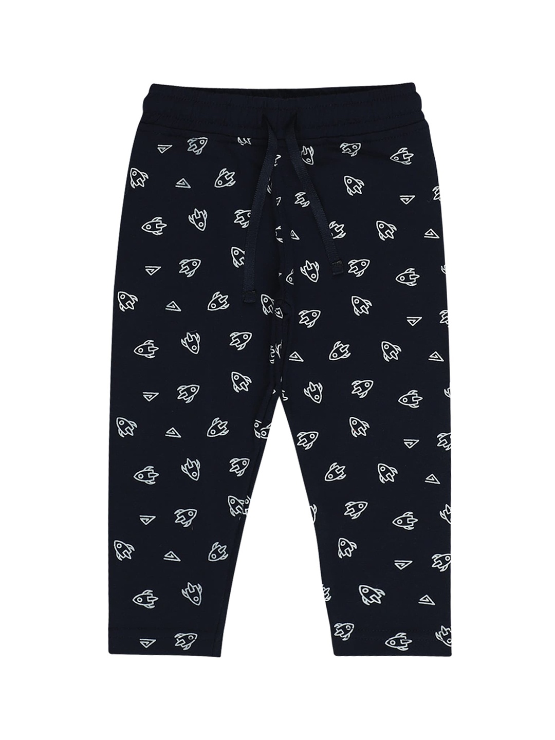 

Bodycare Kids Boys Antiviral & Antibacterial Blue Printed Cotton Track Pants