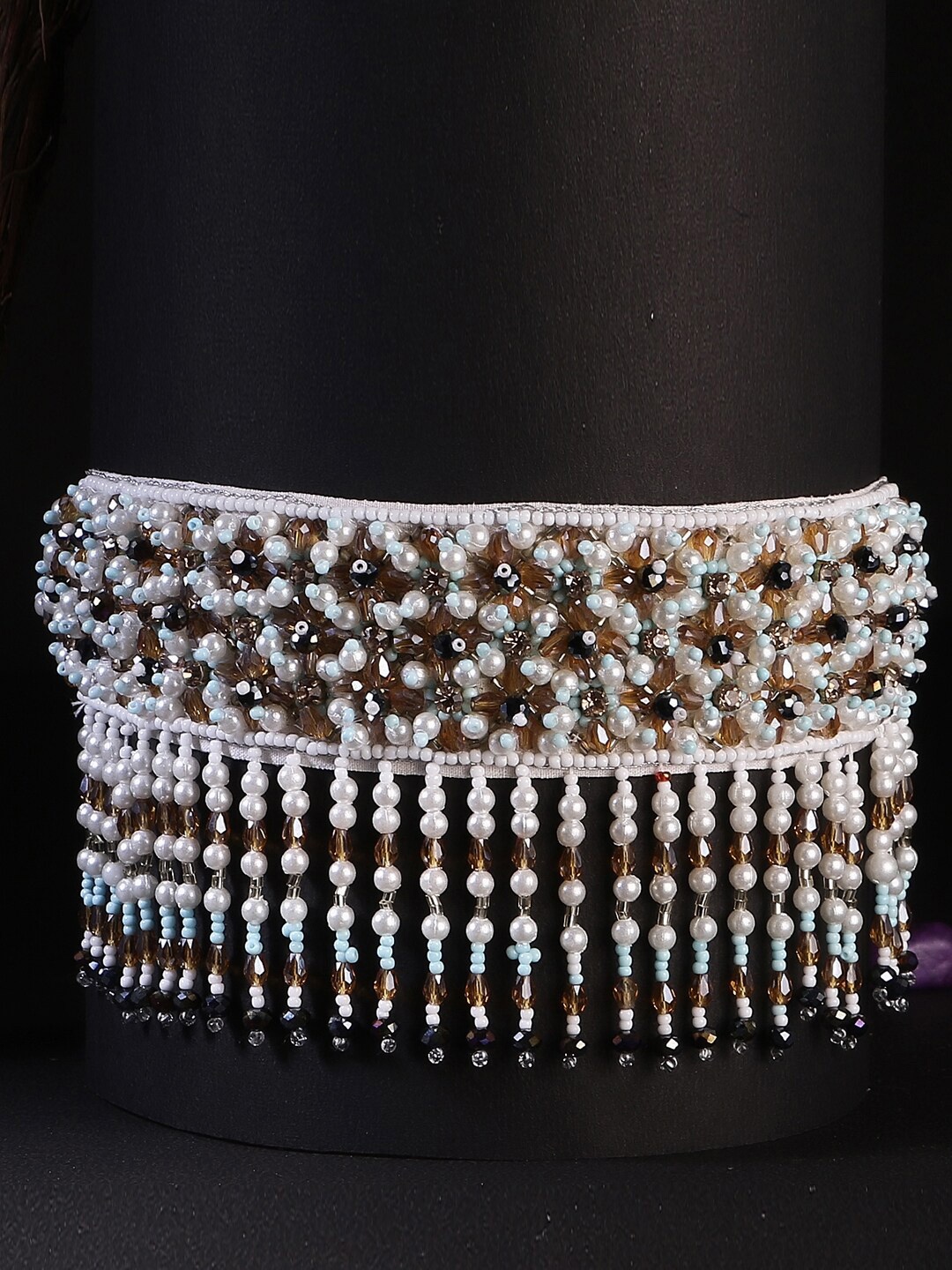 

Adwitiya Collection Women White & Brown Necklace